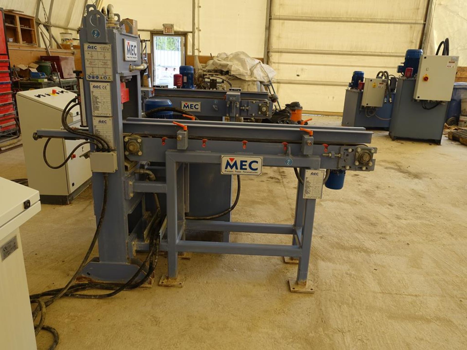 MEC, IMPIANTO - KUBO 200X100, 24 TON, AUTOMATIC STONE SPLITTER WITH CONVEYOR, 2015 - Image 10 of 19