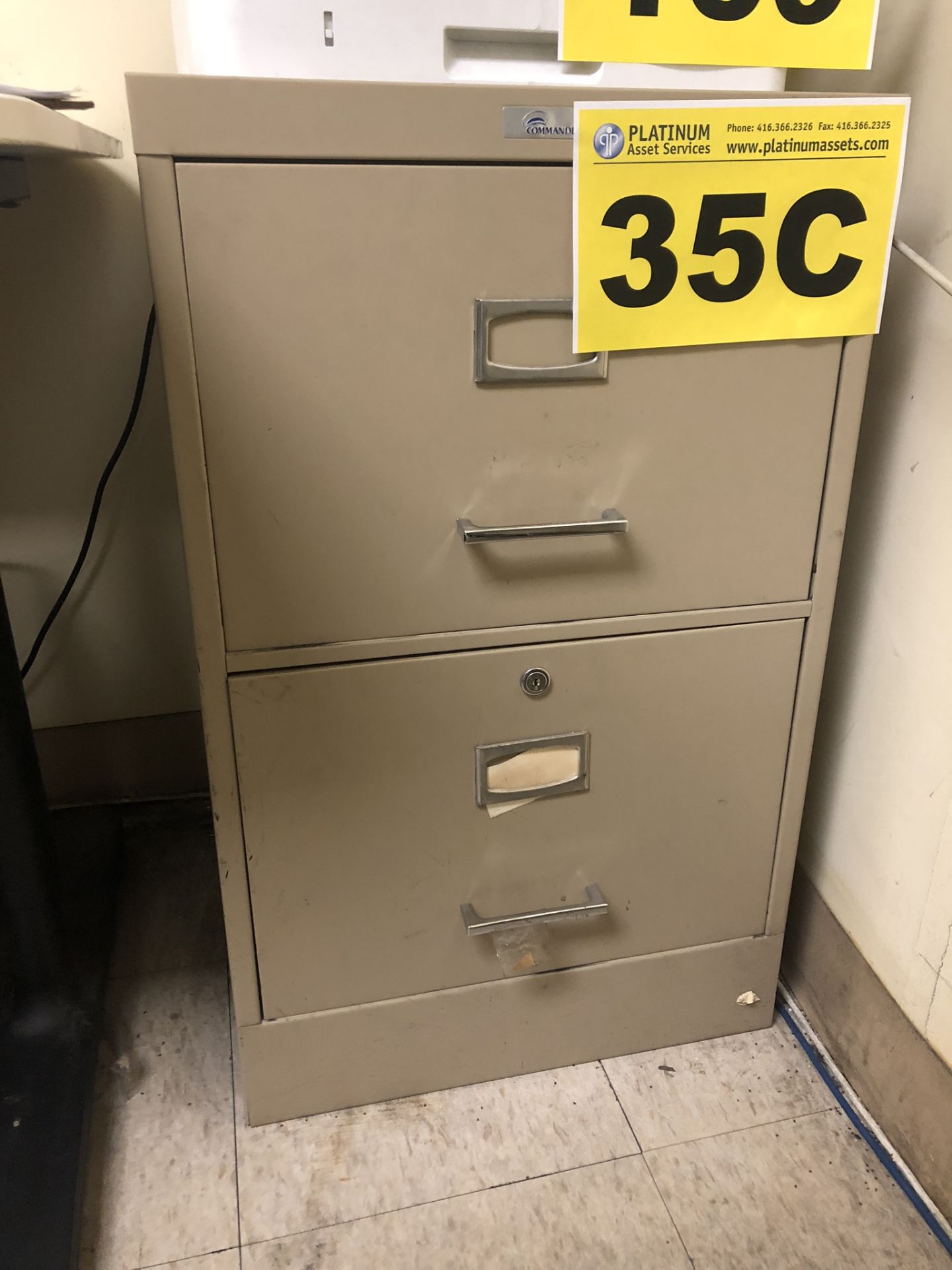 TWO-DRAWER FILING CABINET