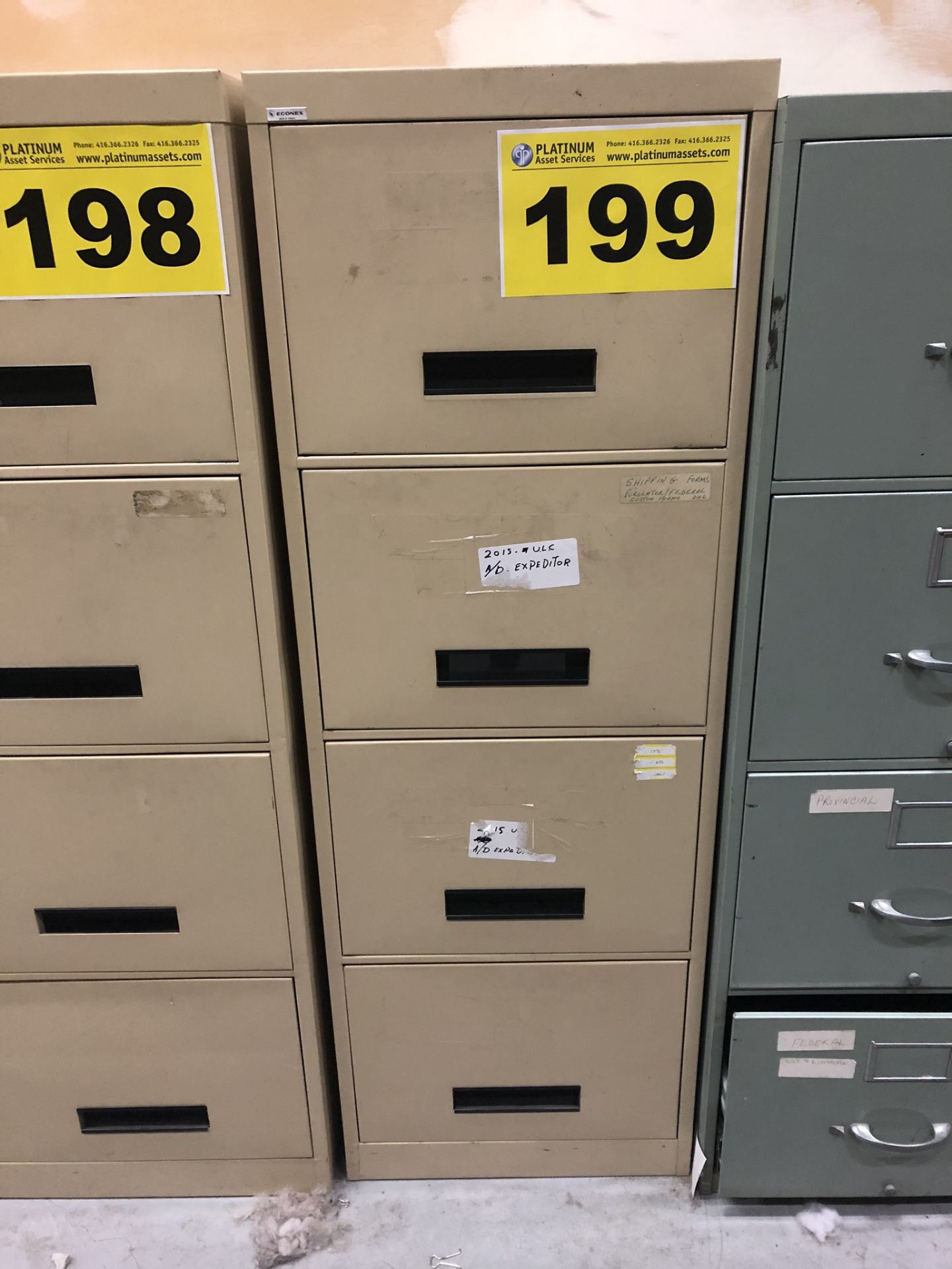 FOUR-DRAWER FILING CABINET