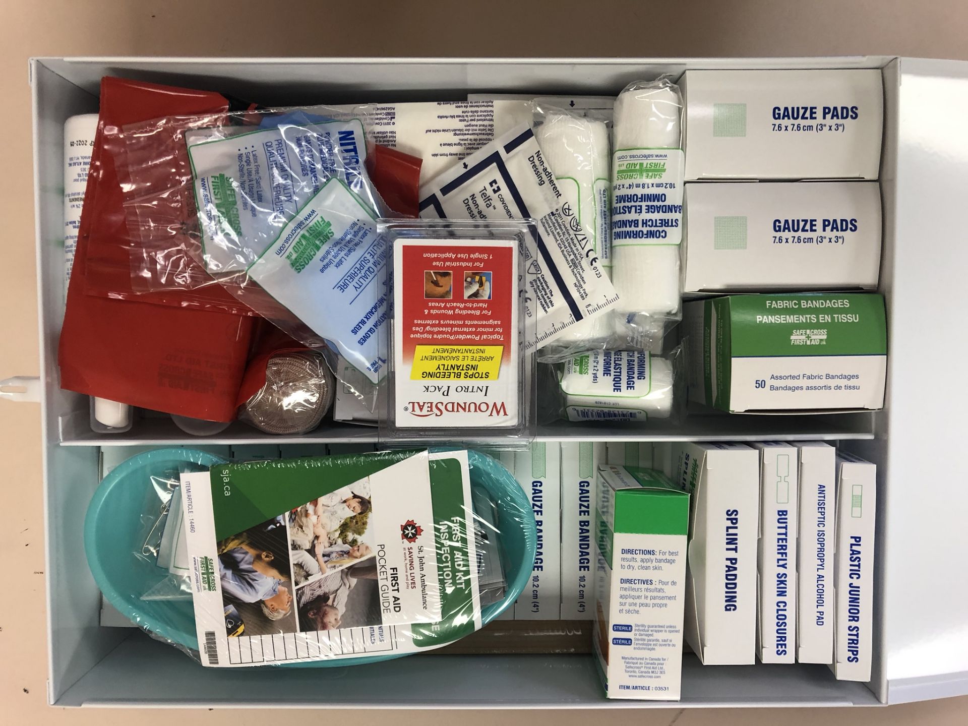 ULINE, H-1877, DELUXE FIRST AID KIT - Image 2 of 2