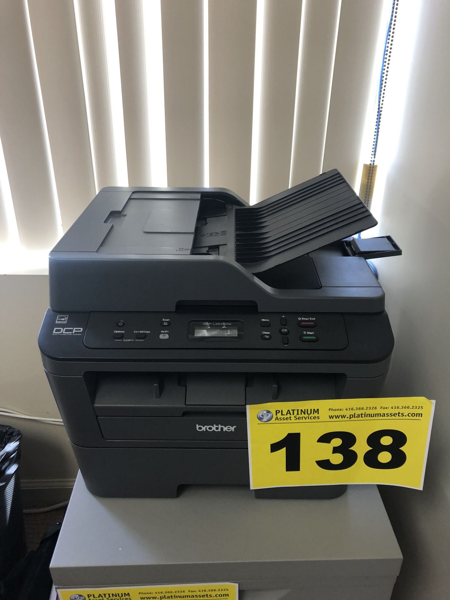 BROTHER, DCP-L2540DW, LASER MULTIFUNCTIONAL PRINTER, S/N U63885A5N774664, 2015