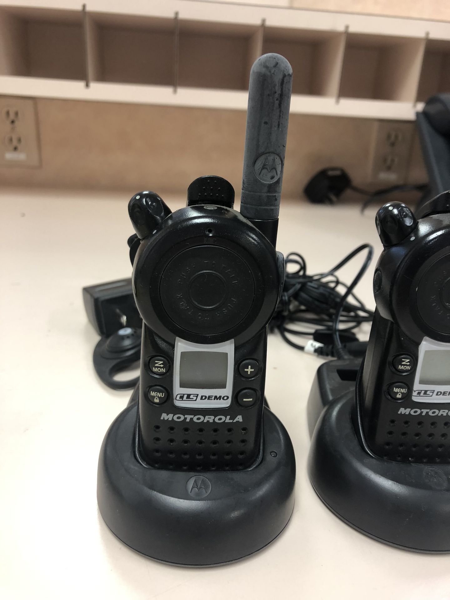 LOT OF (2) MOTOROLA, CLS, TWO-WAY RADIO WITH CHARGING STATION - Image 3 of 3