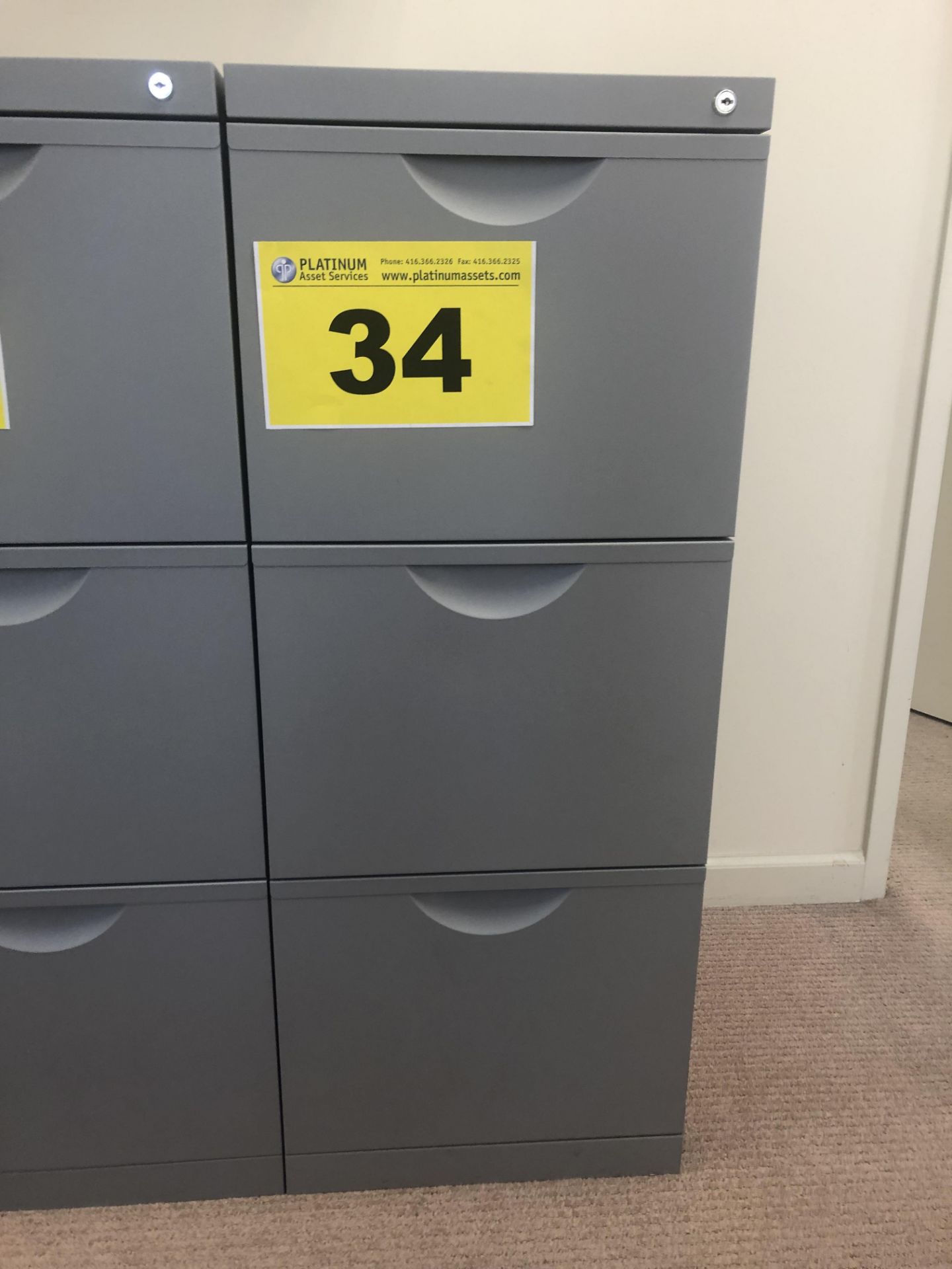 THREE-DRAWER FILING CABINET