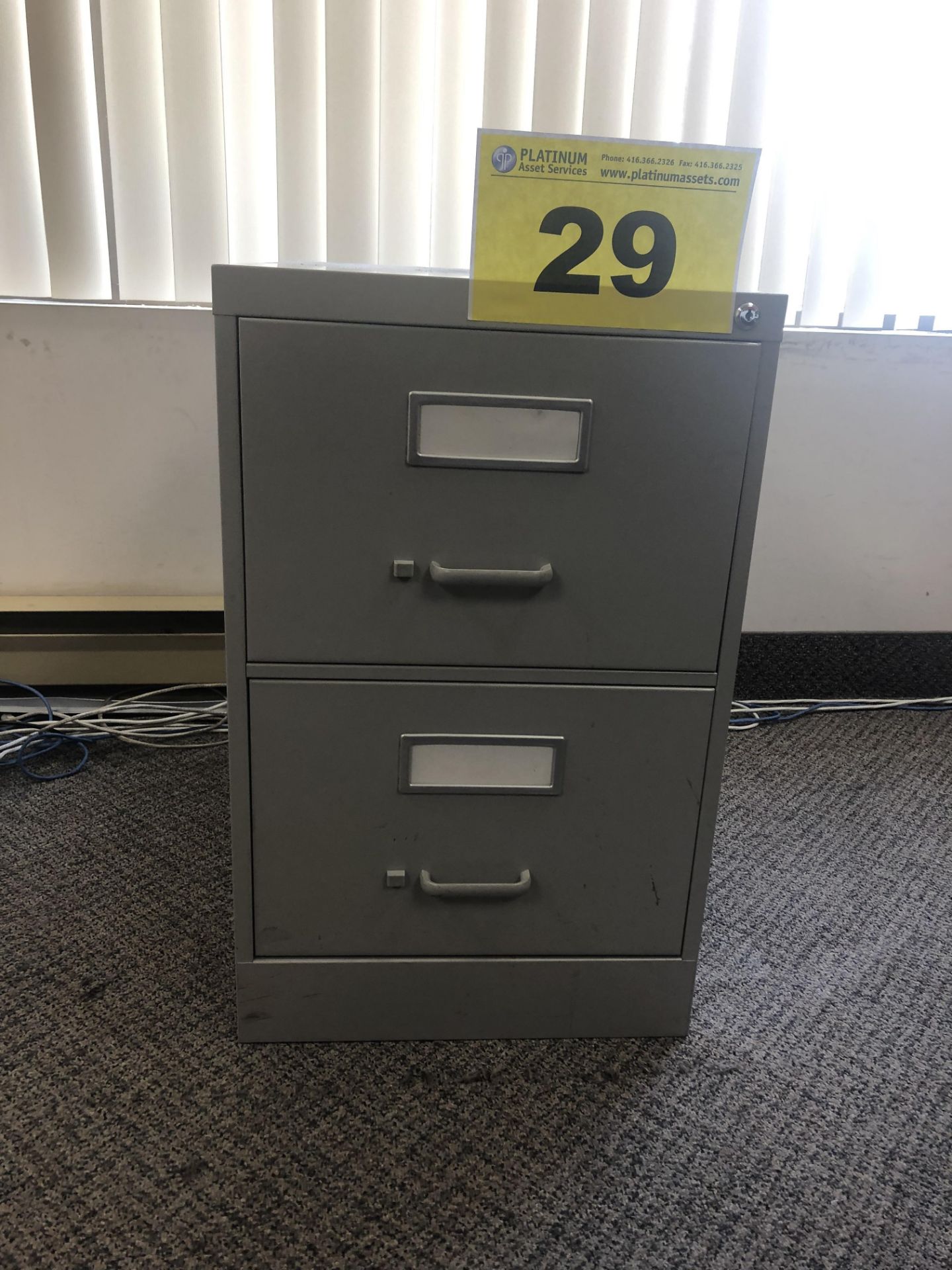 TWO-DRAWER FILING CABINET