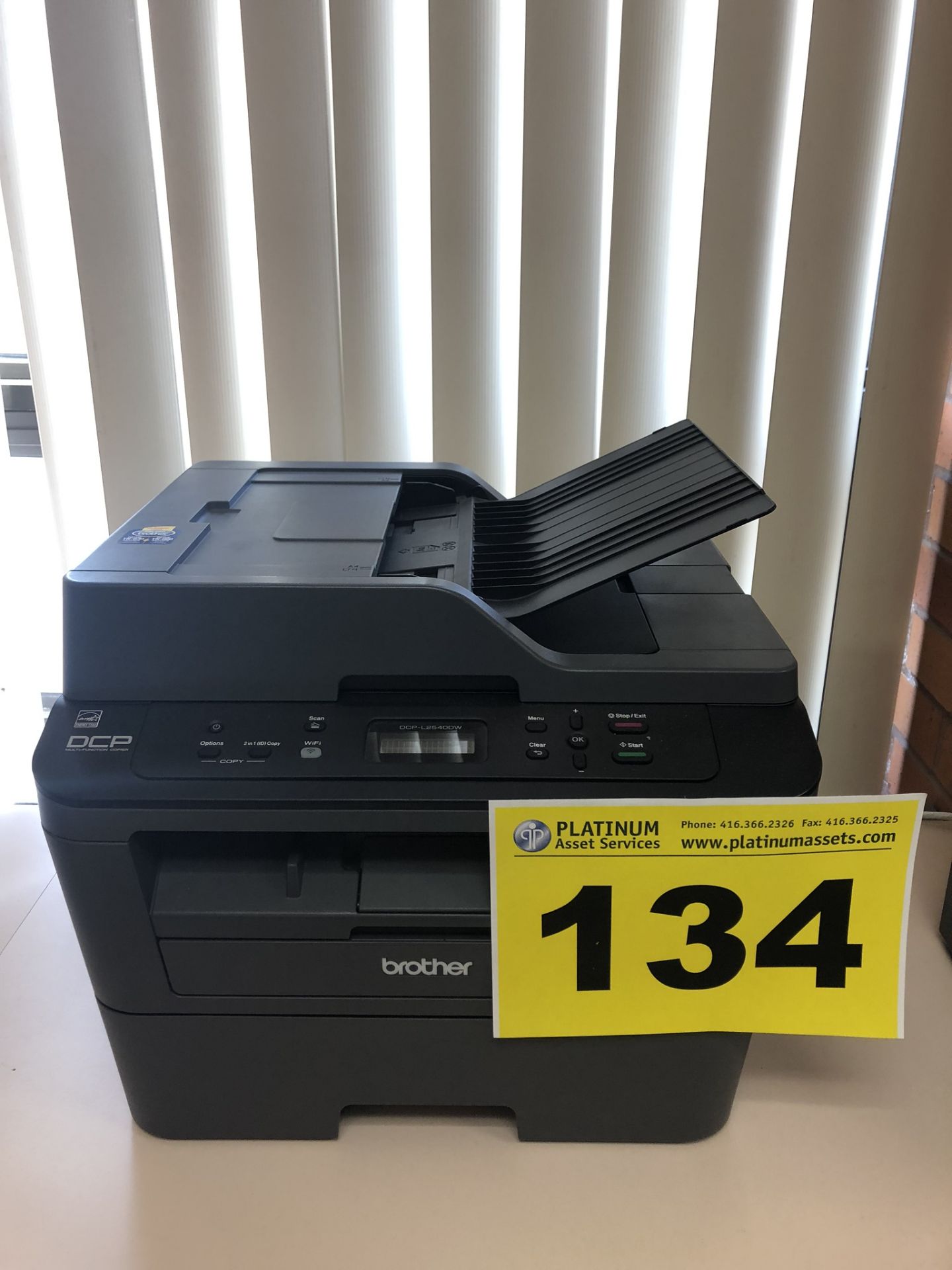 BROTHER, DCP-L2540DW, LASER MULTIFUNCTIONAL PRINTER, S/N U63885A5N774727, 2015