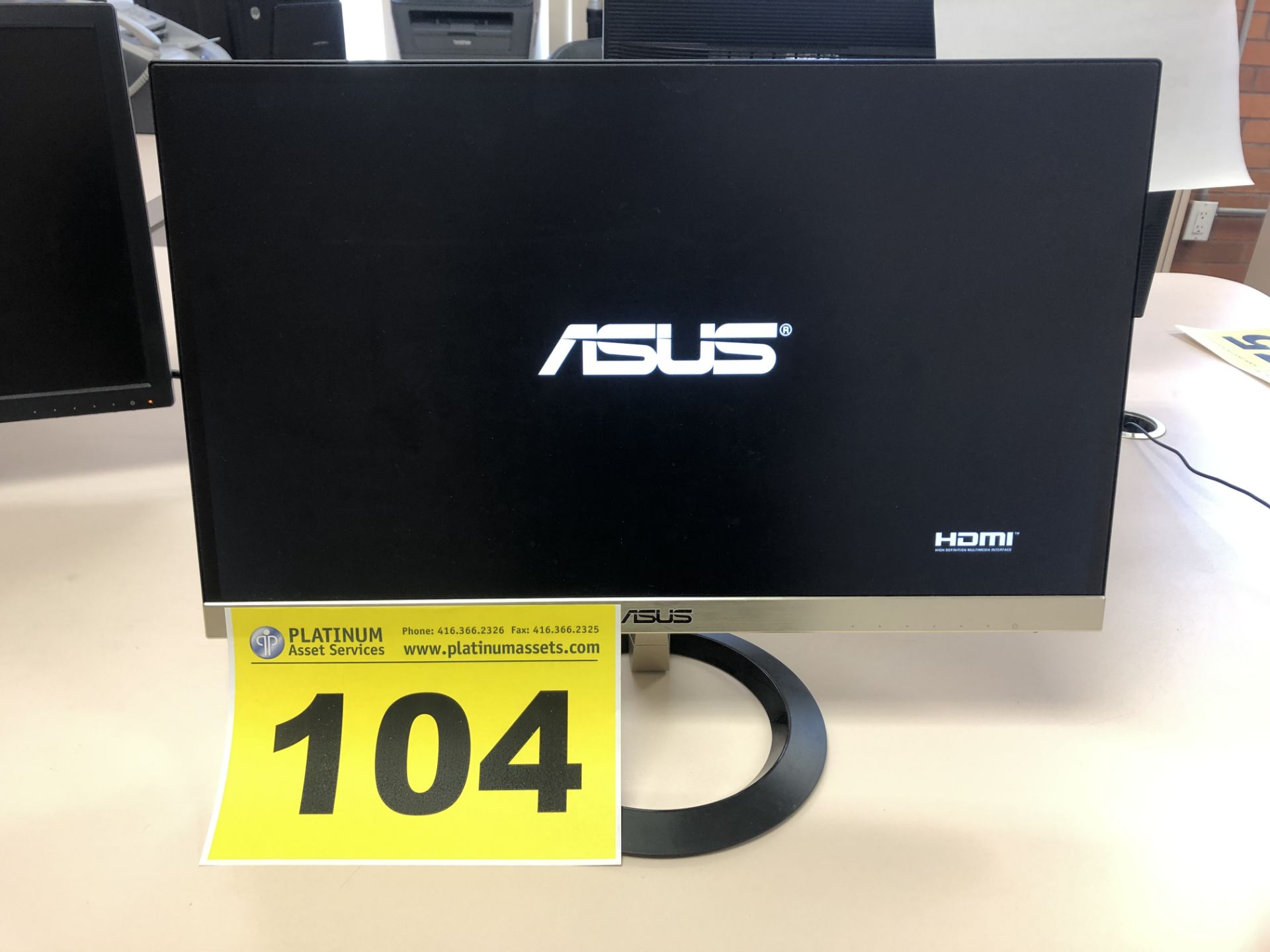 ASUS, VZ229, 22", LED COLOUR MONITOR, 2017, S/N H5LMRS041726