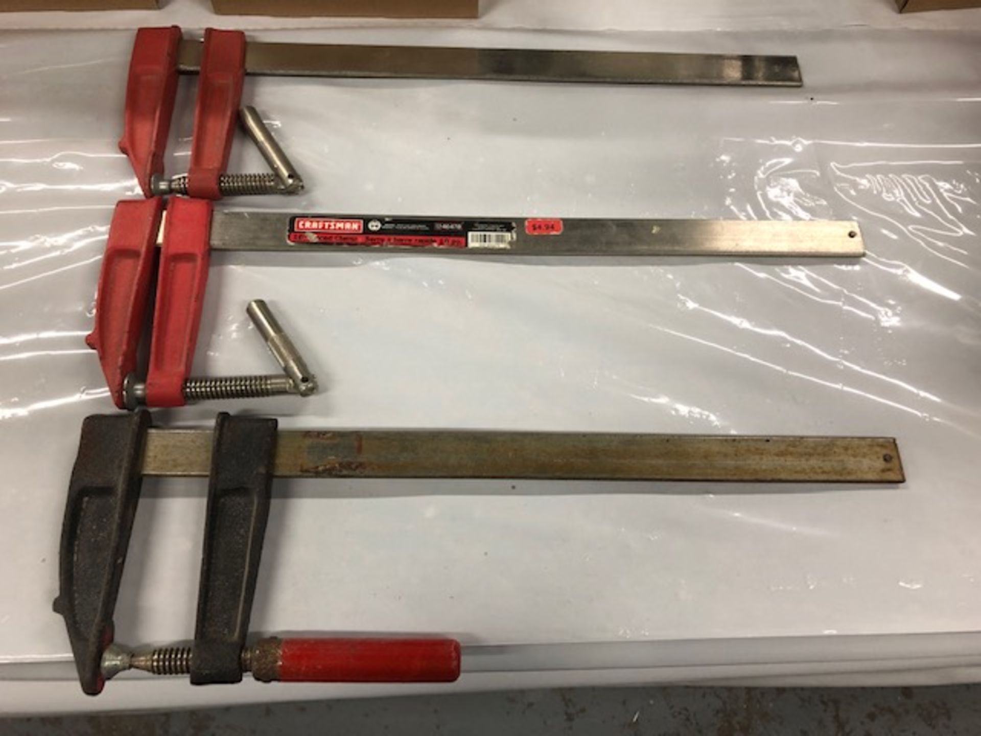 LOT OF CRAFTSMAN, 14", F CLAMPS