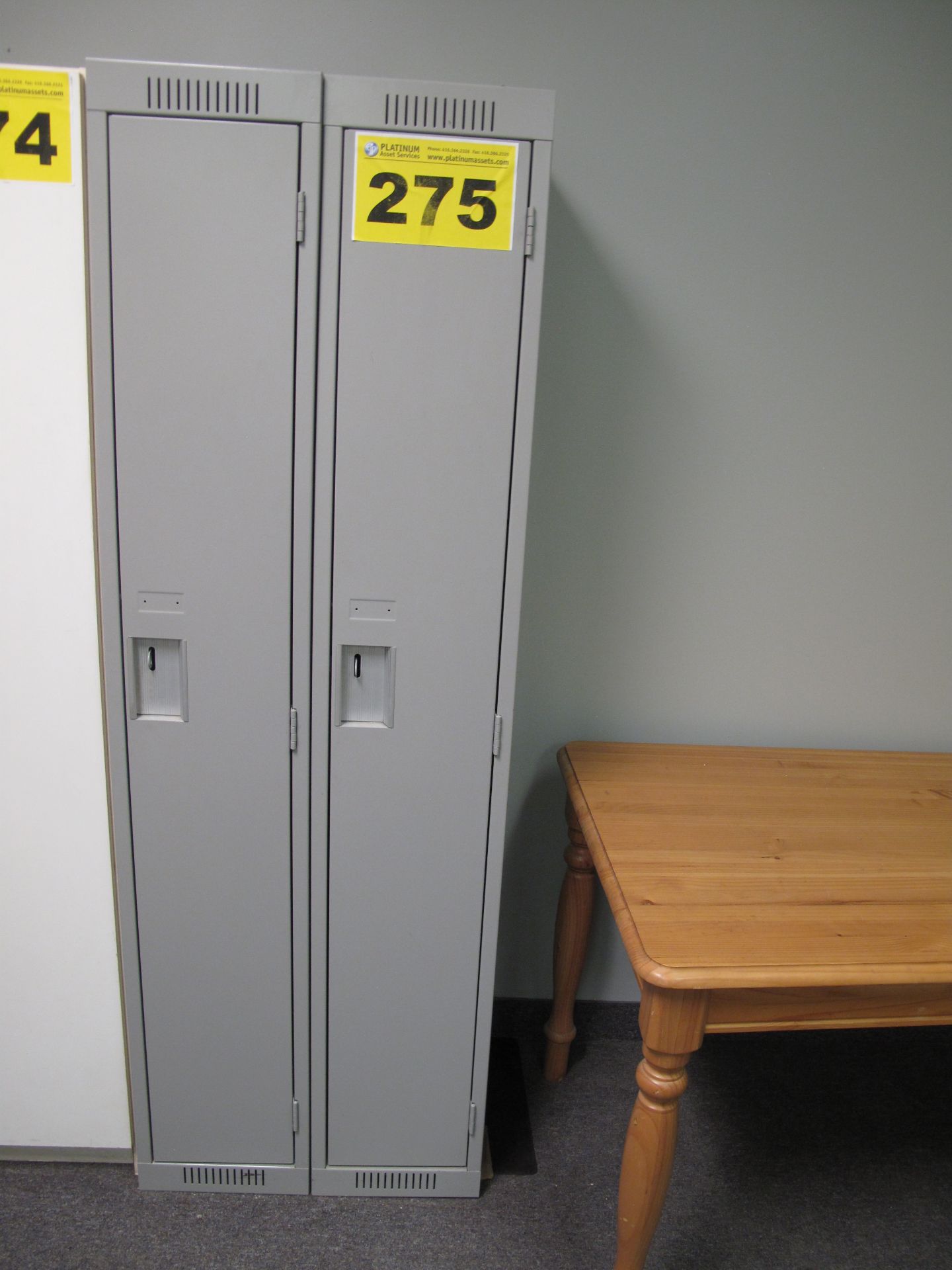 TWO SECTION, LOCKER