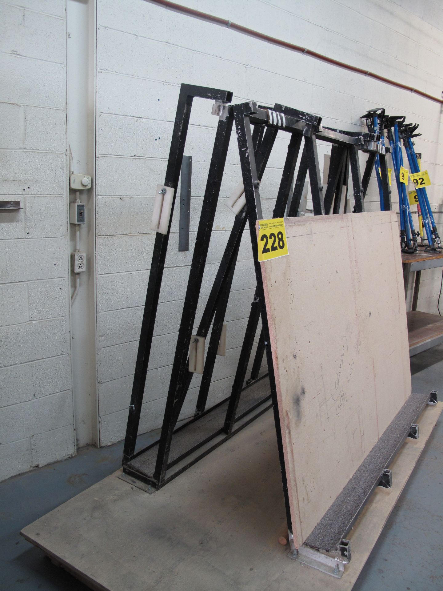 SKID MOUNTED, DOUBLE SIDED, GLASS RACK - Image 2 of 2