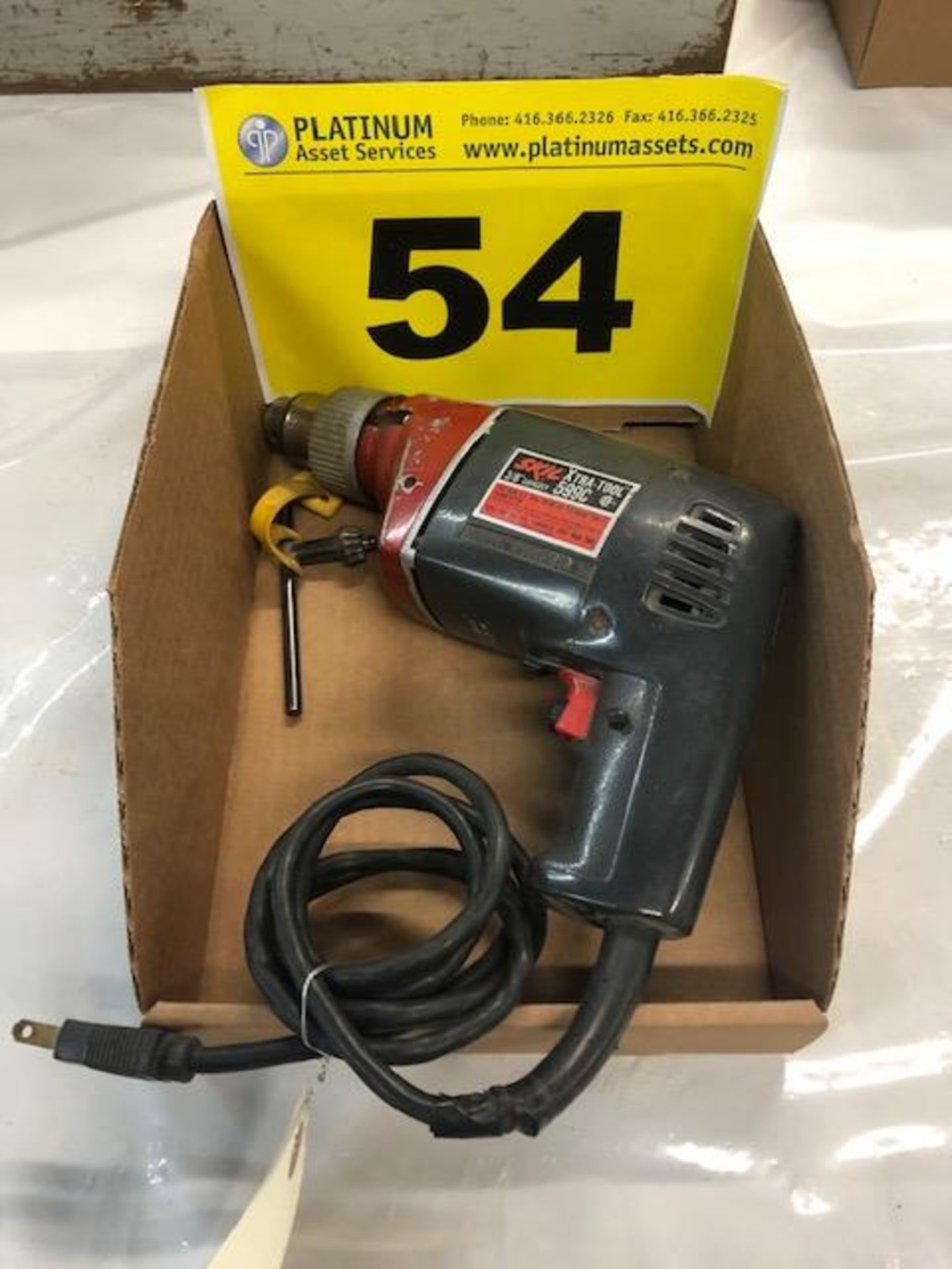 SKILL, 599C, 3/8", KEYED CHUCK HAND DRILL, 800 RPM MAX SPEED, 110 V AC - Image 3 of 3