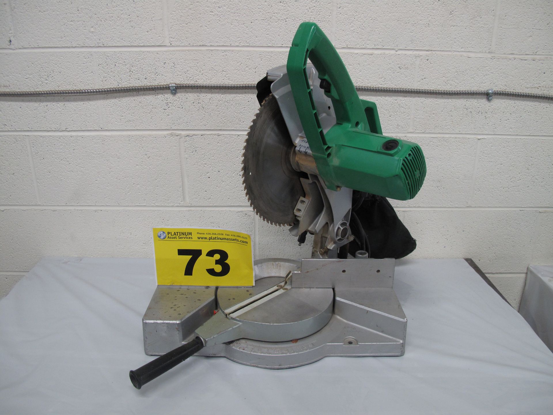 HITACHI, 12", COMPOUND MITER SAW, 110 V AC