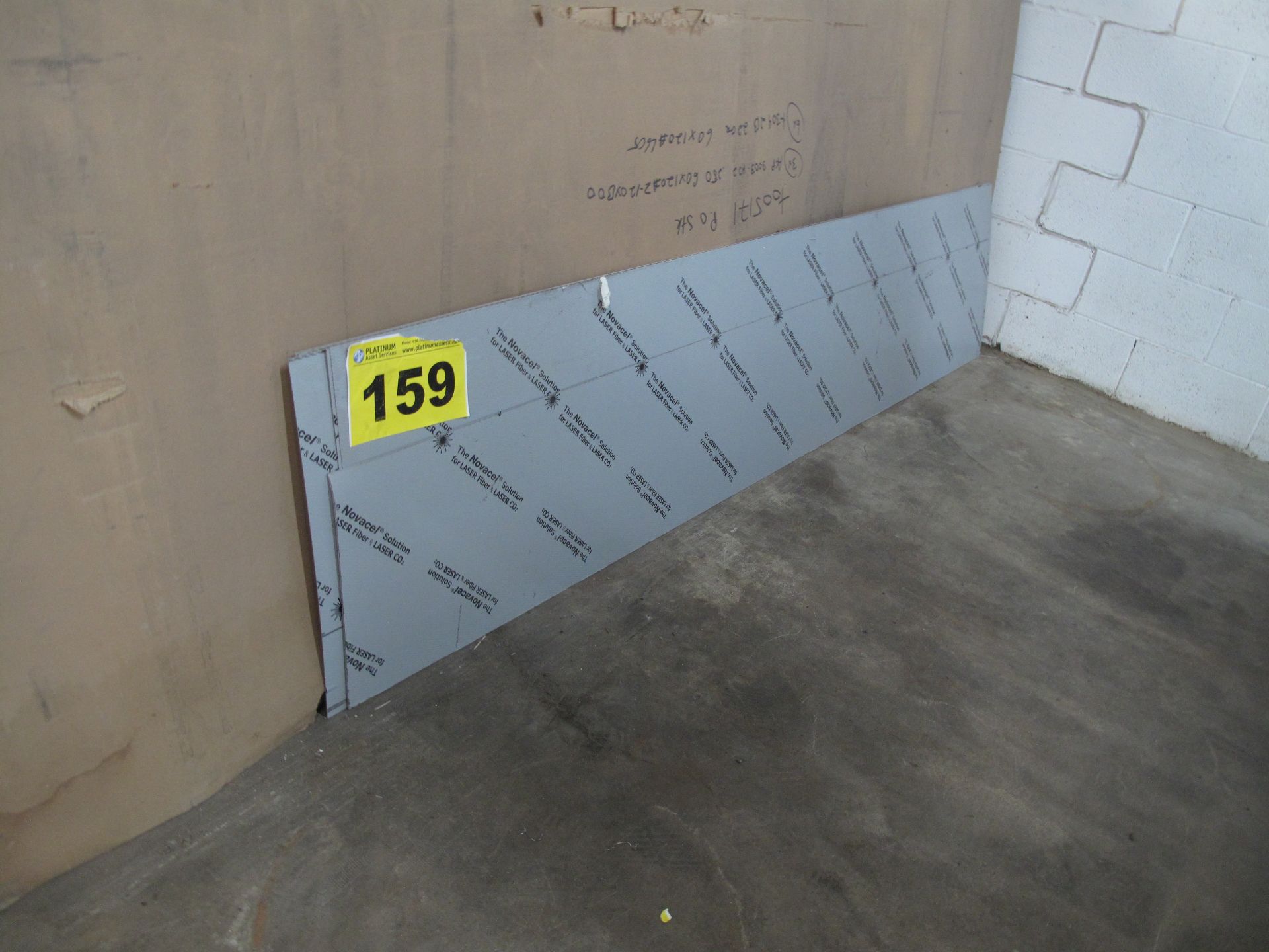 LOT OF (6) 20 GA., 22" X 8', STEEL SHEETS