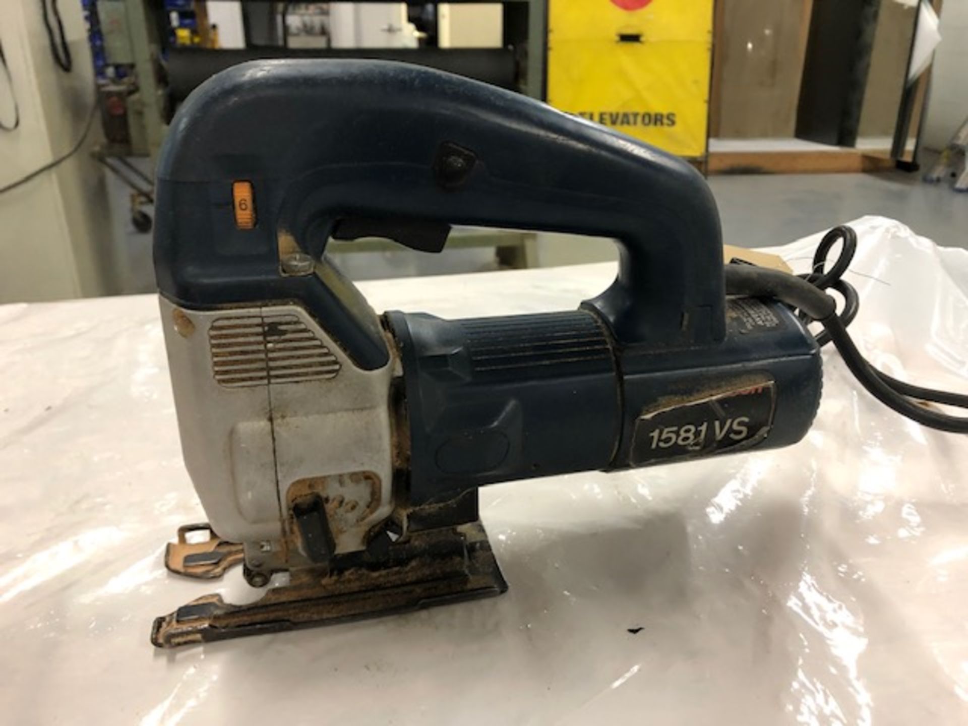 BOSCH, 1581VS, 110 V AC, VARIBLE SPEED, ELECTRIC JIG SAW