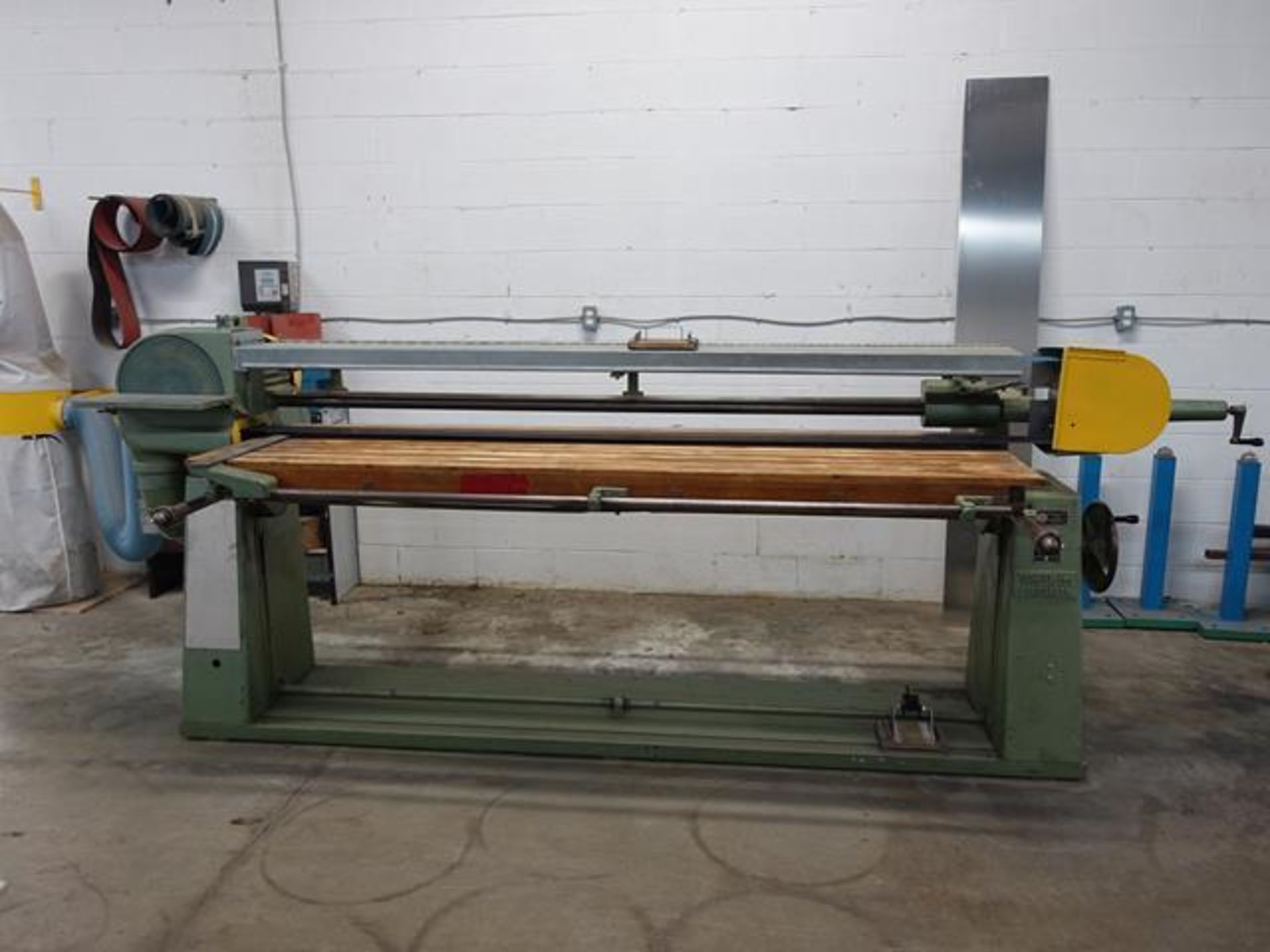 WADKIN BURSGREEN, BGA-1-64574, 10', BELT SANDER WITH LESSON, VARIABLE SPEED DRIVE AND DUST