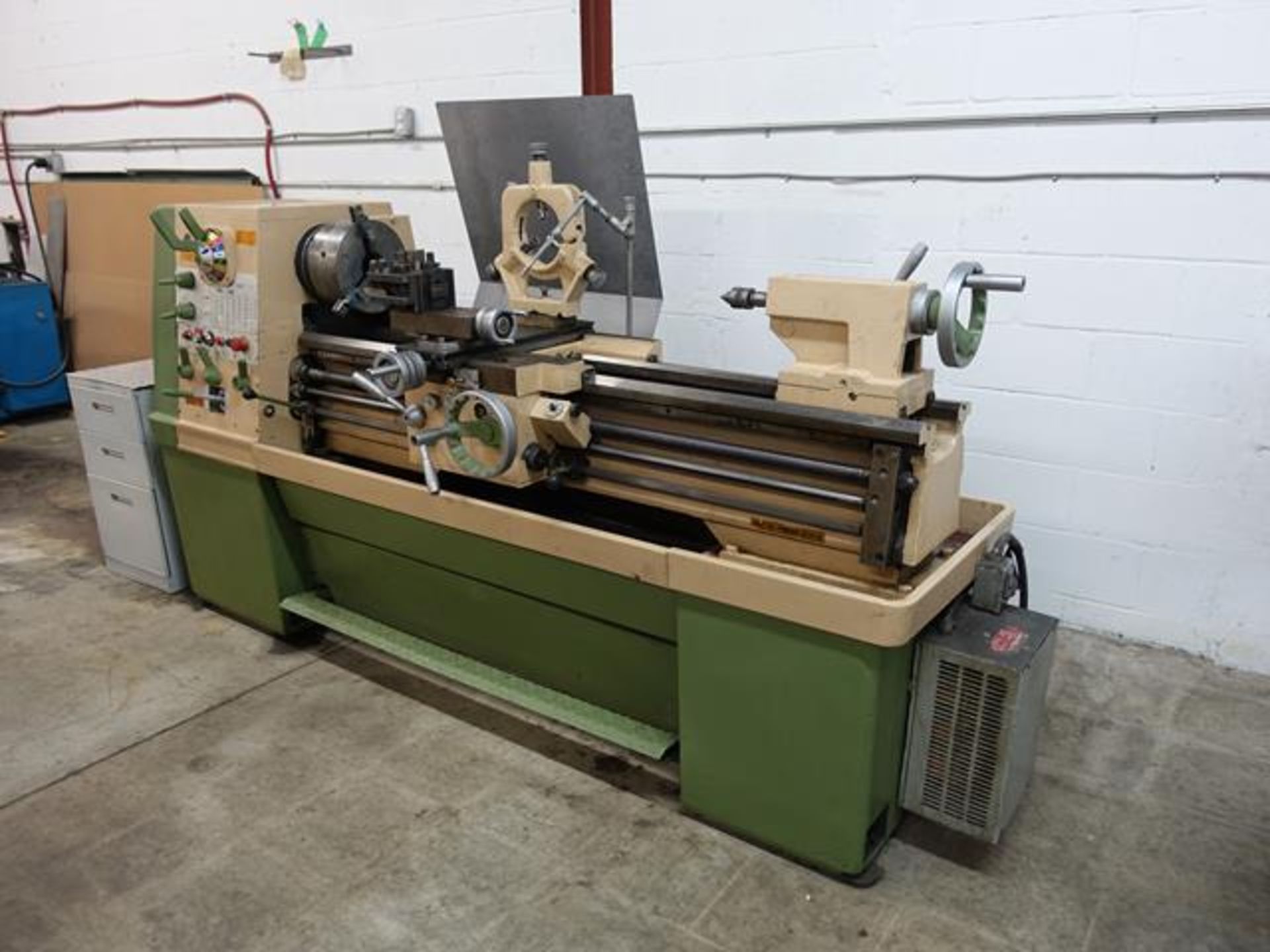 COLCHESTER, GAP BED ENGINE LATHE, 18" X 48", 2.25" SPINDLE BORE, STEADY AND FOLLOW RESTS, WITH - Image 2 of 6