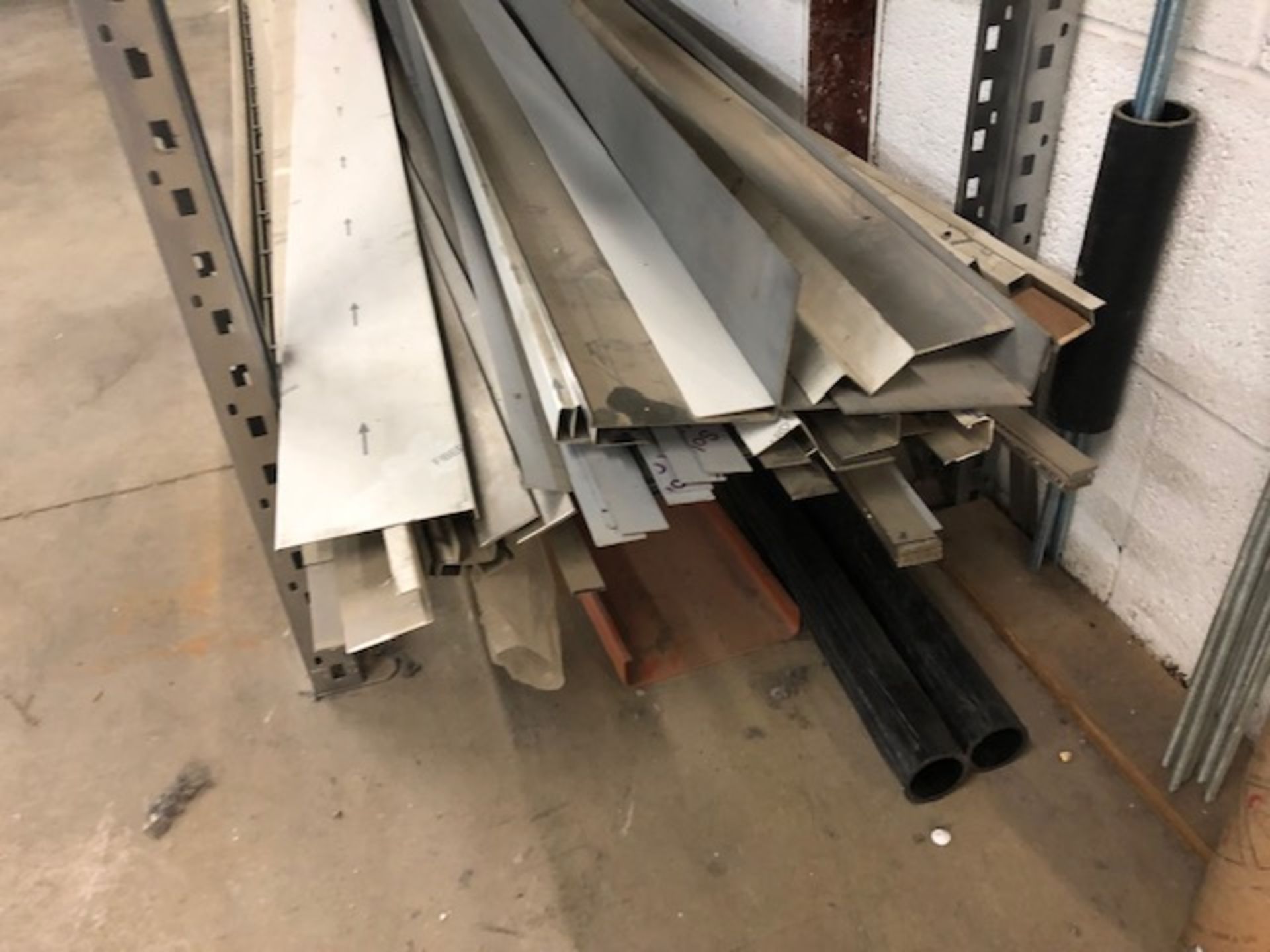 LOT OF ASSORTED, STAINLESS STEEL, PROFILE EDGING - Image 2 of 3