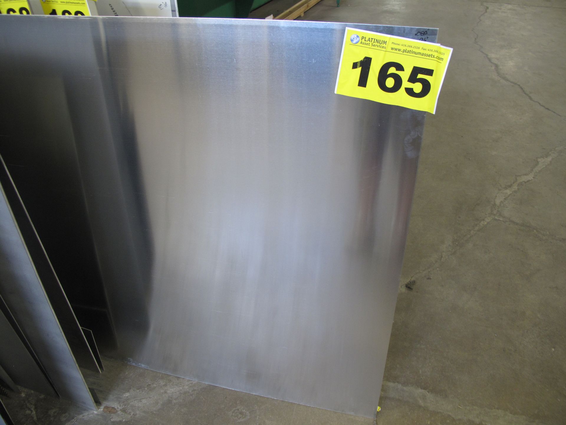 LOT OF (8) 16 GA., 48" X 96", STEEL SHEETS