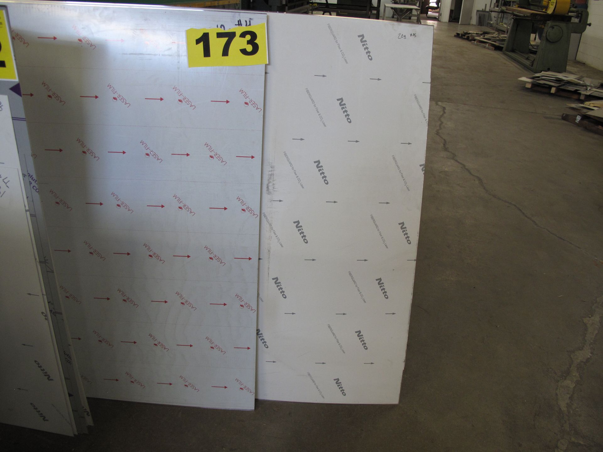 LOT OF (3) 20 GA., 48" X 96", STAINLESS STEEL, SHEETS