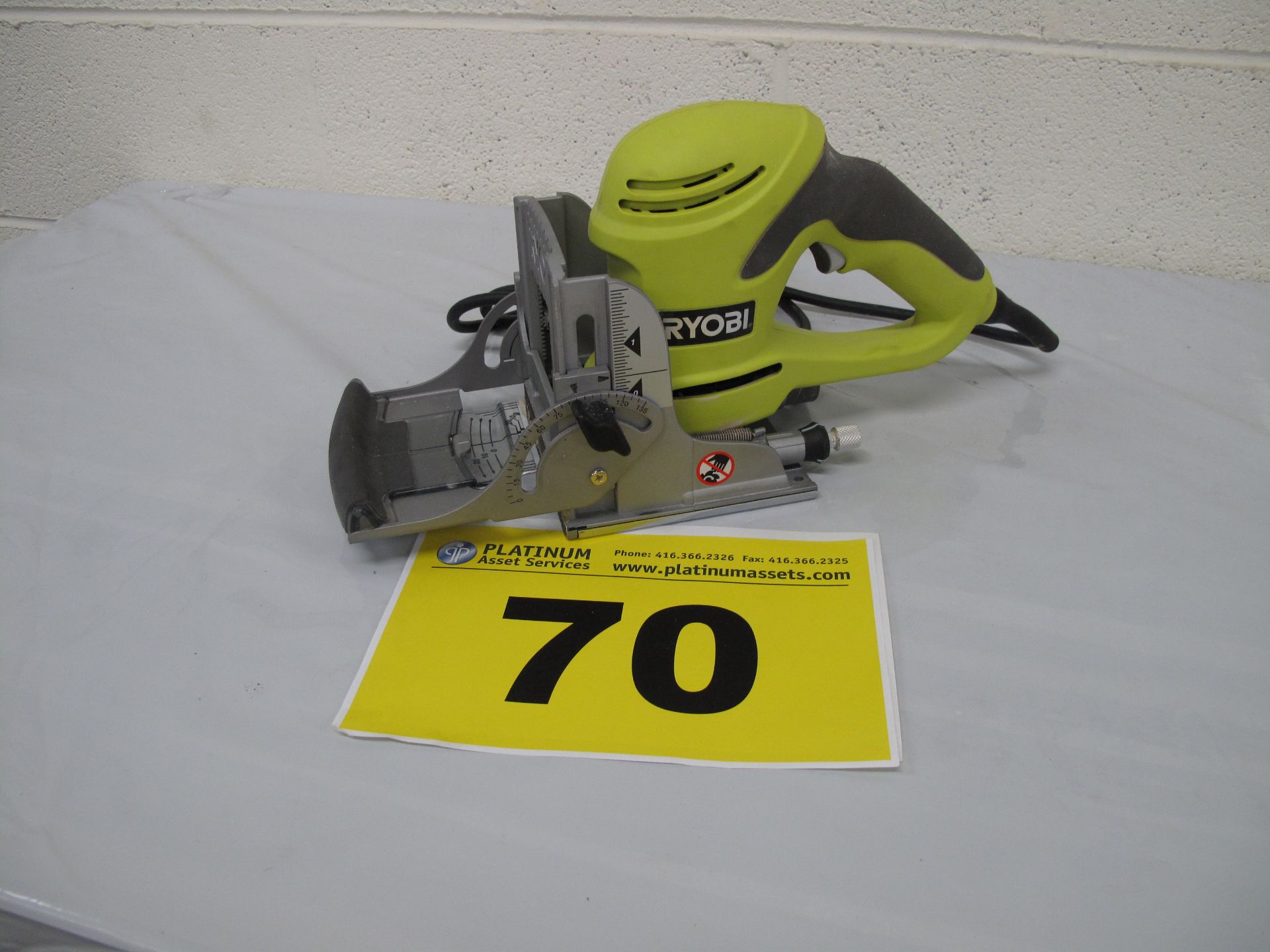 RYOBI, JM82G, BISCUIT JOINTER, 10,000 RPM, 110 V AC