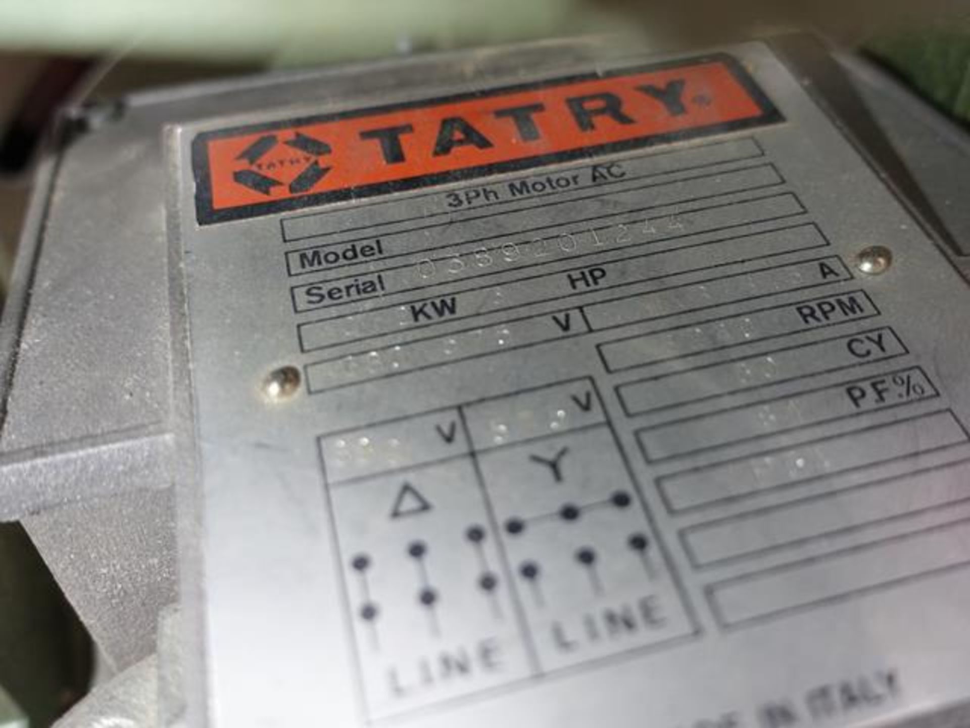TATRY, DW8003, RADIAL ARM SAW, S/N 0389201244 - Image 4 of 4