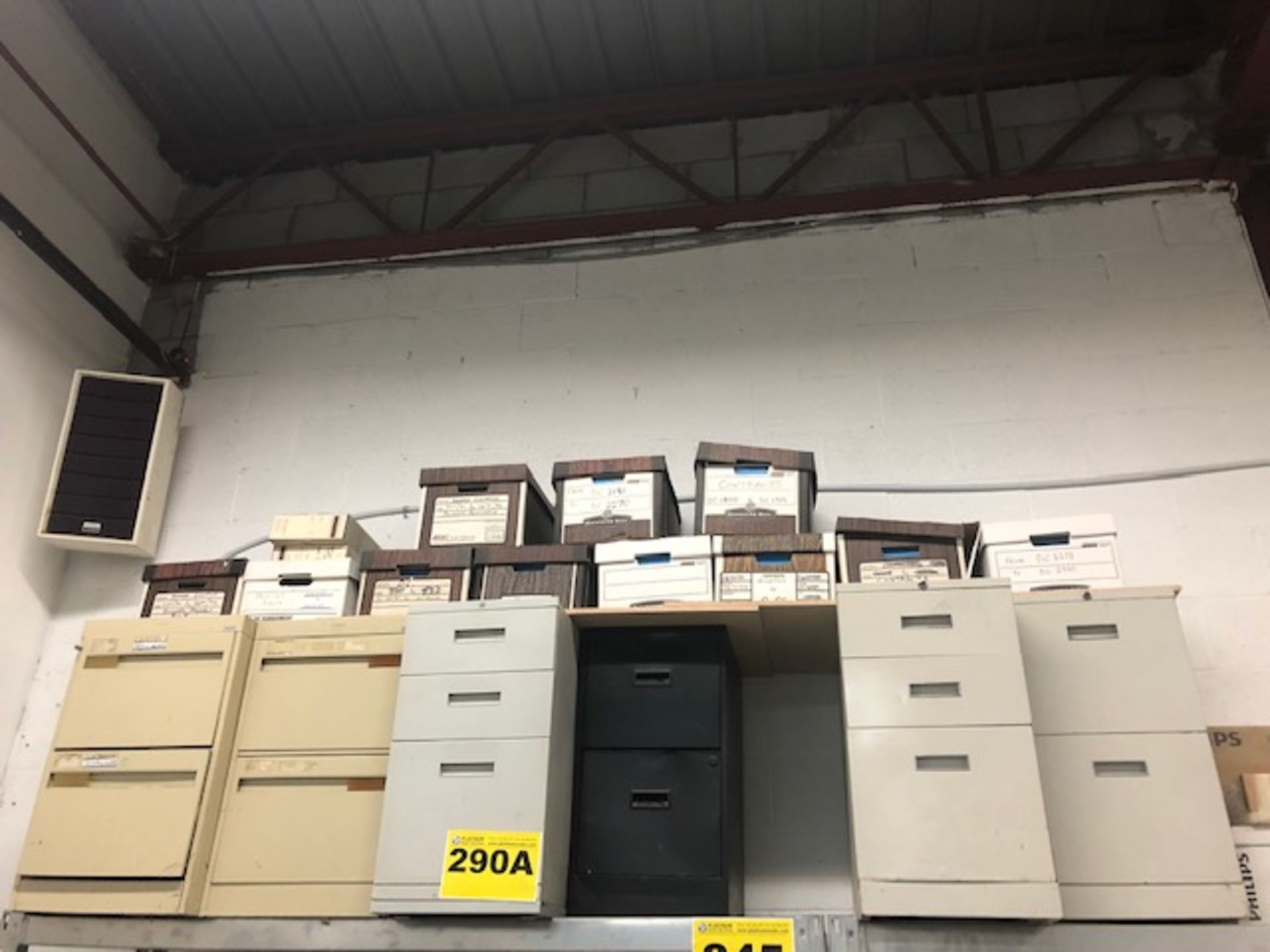 LOT OF (6) FILING CABINETS