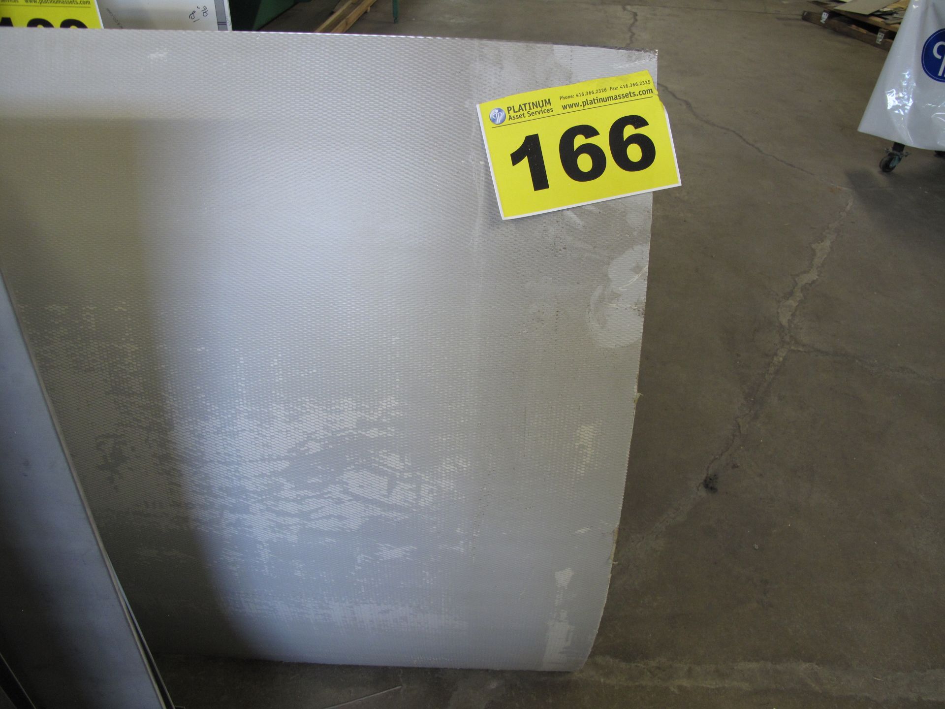 LOT OF (4) 20 GA., 48" X 120", STEEL SHEETS