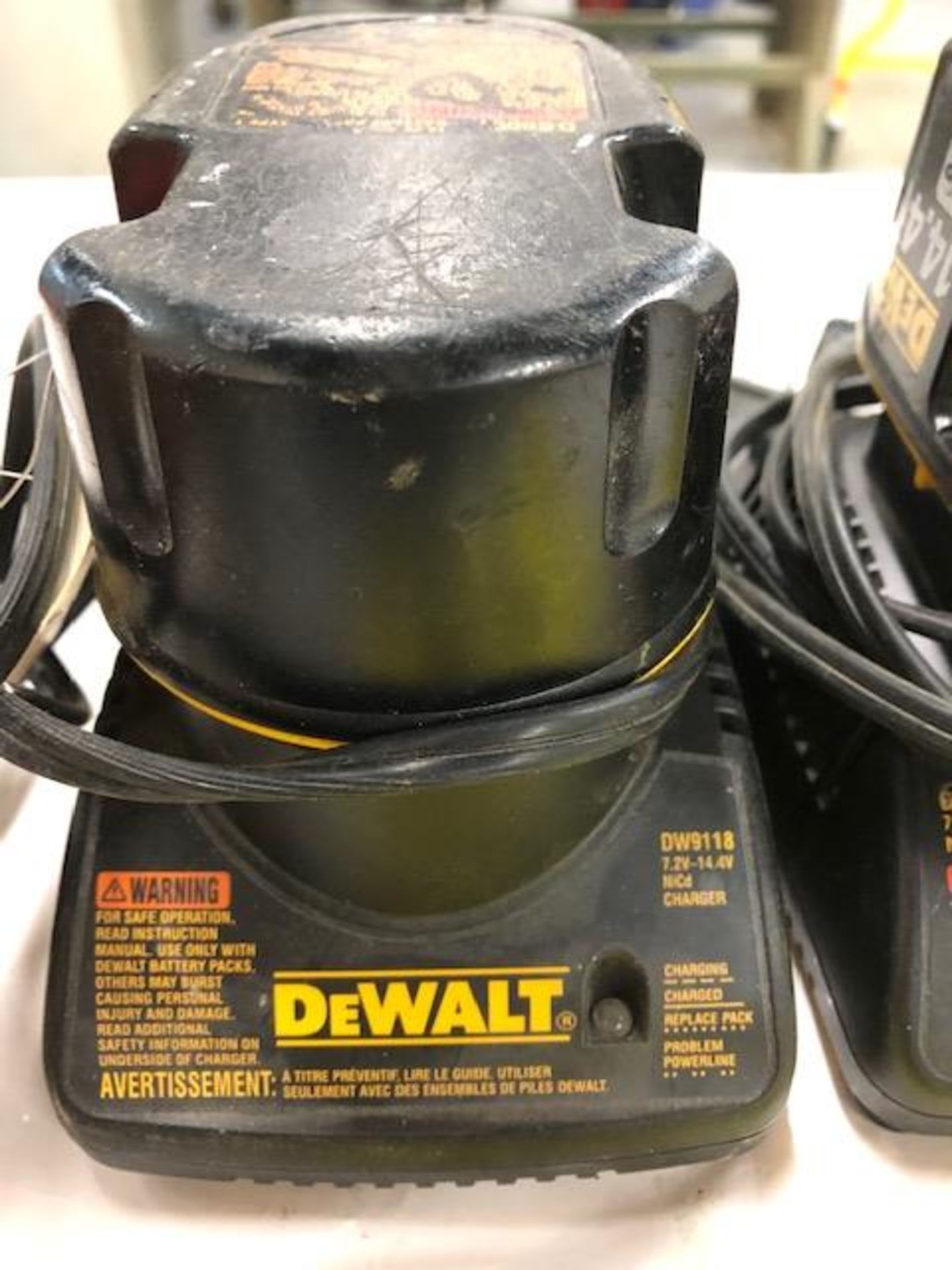 LOT OF DEWALT, 14.4 V, BATTERIES AND CHARGERS - Image 2 of 4
