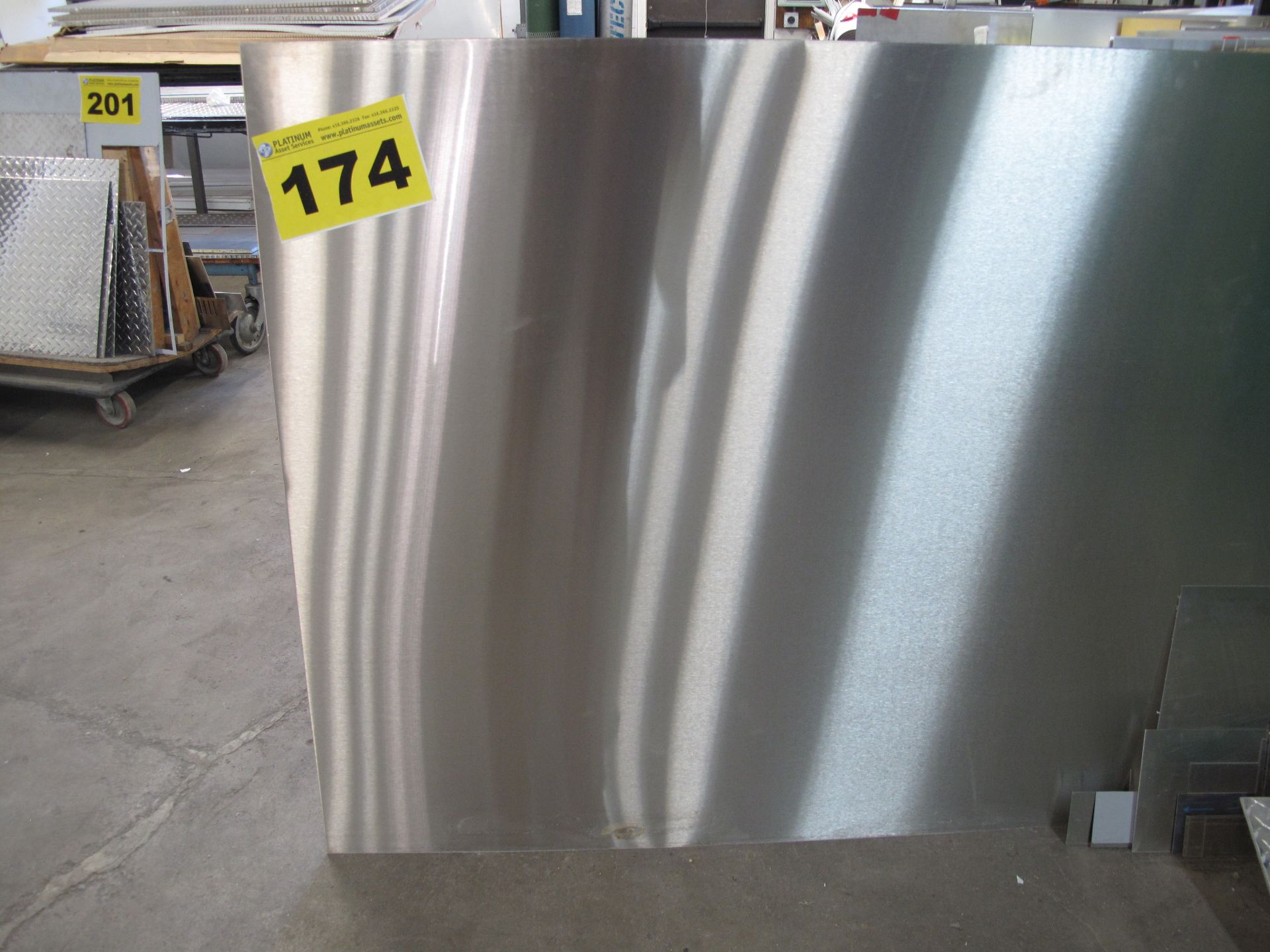 LOT OF (15) 20 GA., 48" X 96", STAINLESS STEEL, SHEETS