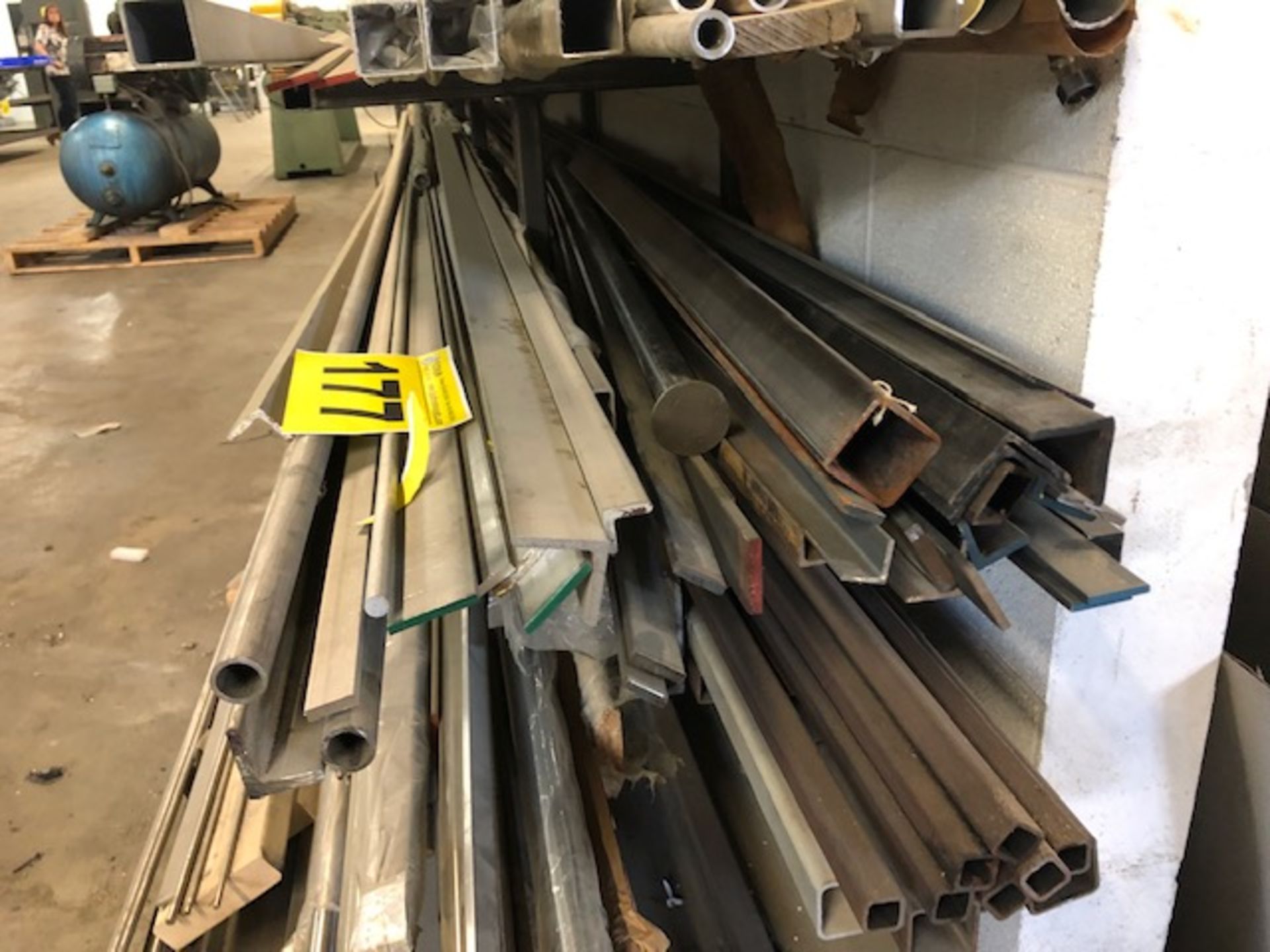 LOT OF STAINLESS SHEETS, SQUARE TUBE & ANGLE STOCK - Image 2 of 3