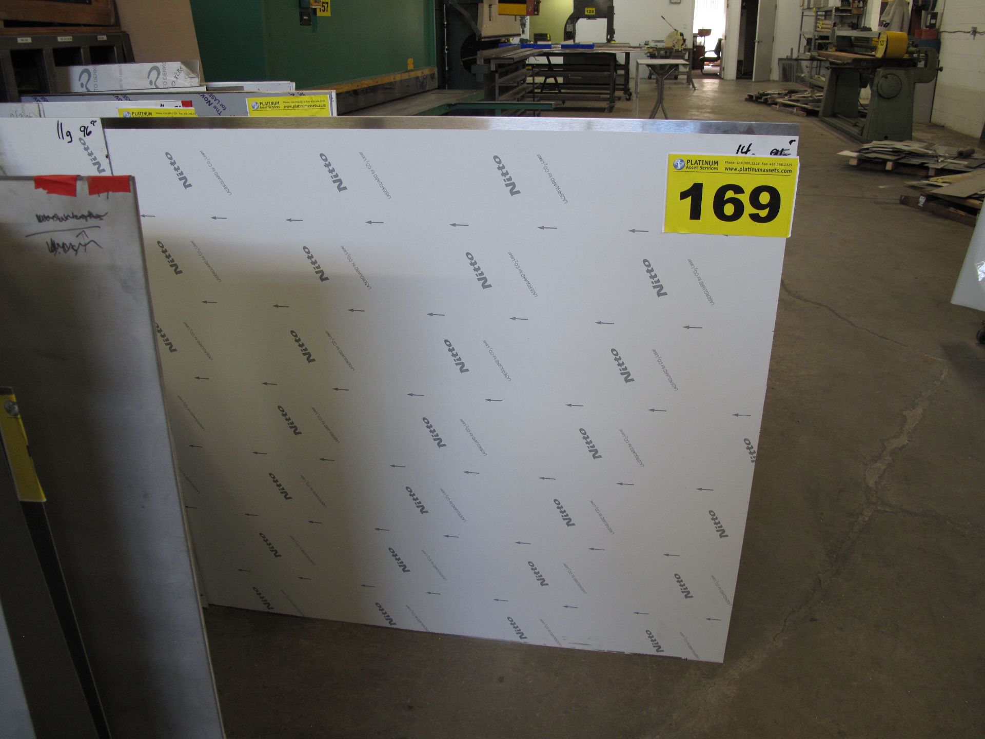 LOT OF (4) 11 GA., 48" X 96", STEEL SHEETS