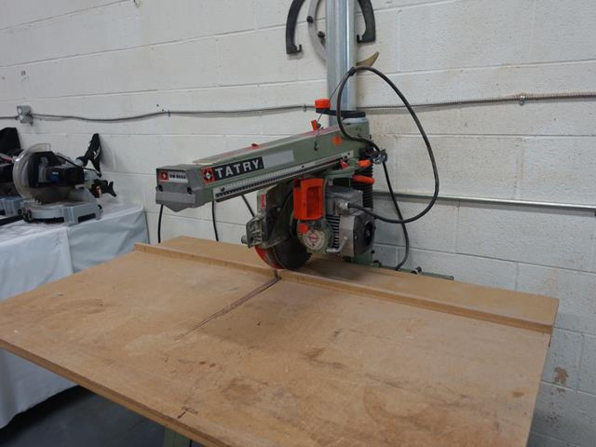 TATRY, DW8003, RADIAL ARM SAW, S/N 0389201244 - Image 2 of 4