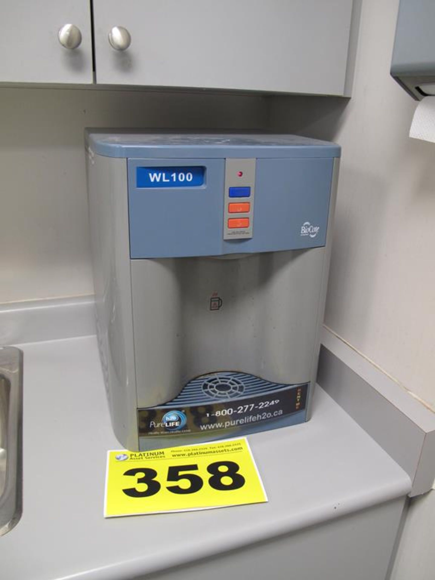 PURELIFE H2O, WL100, WATER DISPENSING STATION