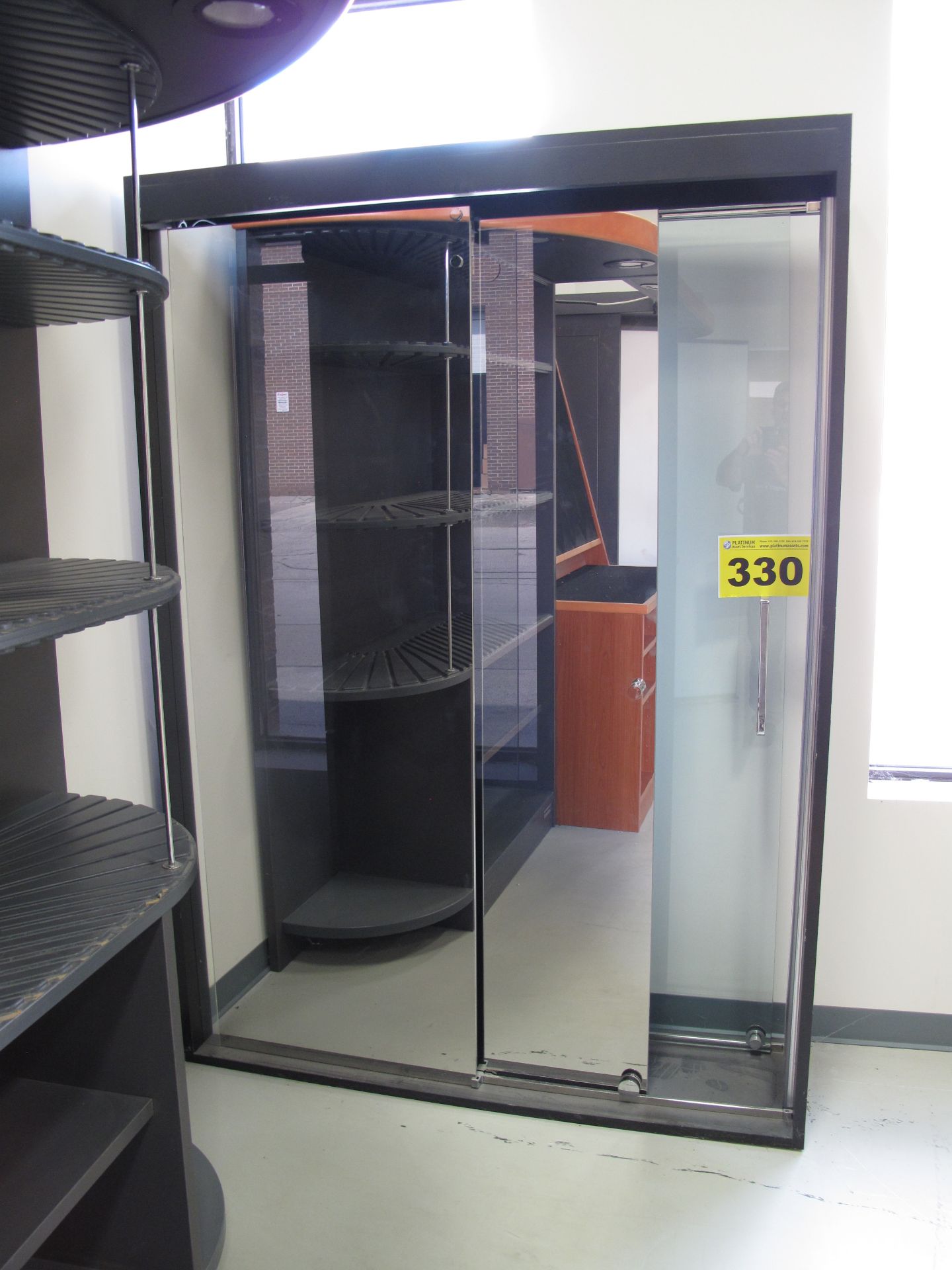 LOT OF RETAIL DISPLAY UNIT AND SLIDING DOOR CABINETS - Image 2 of 2