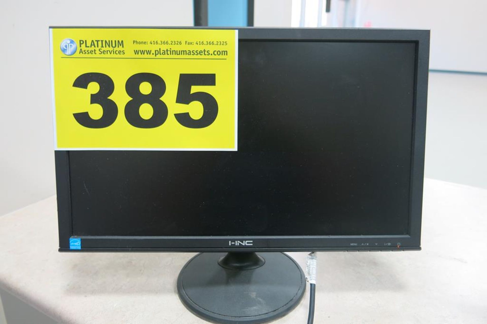 I-INC, IF191D, 19", LED COMPUTER MONITOR, 2012 - Image 3 of 3