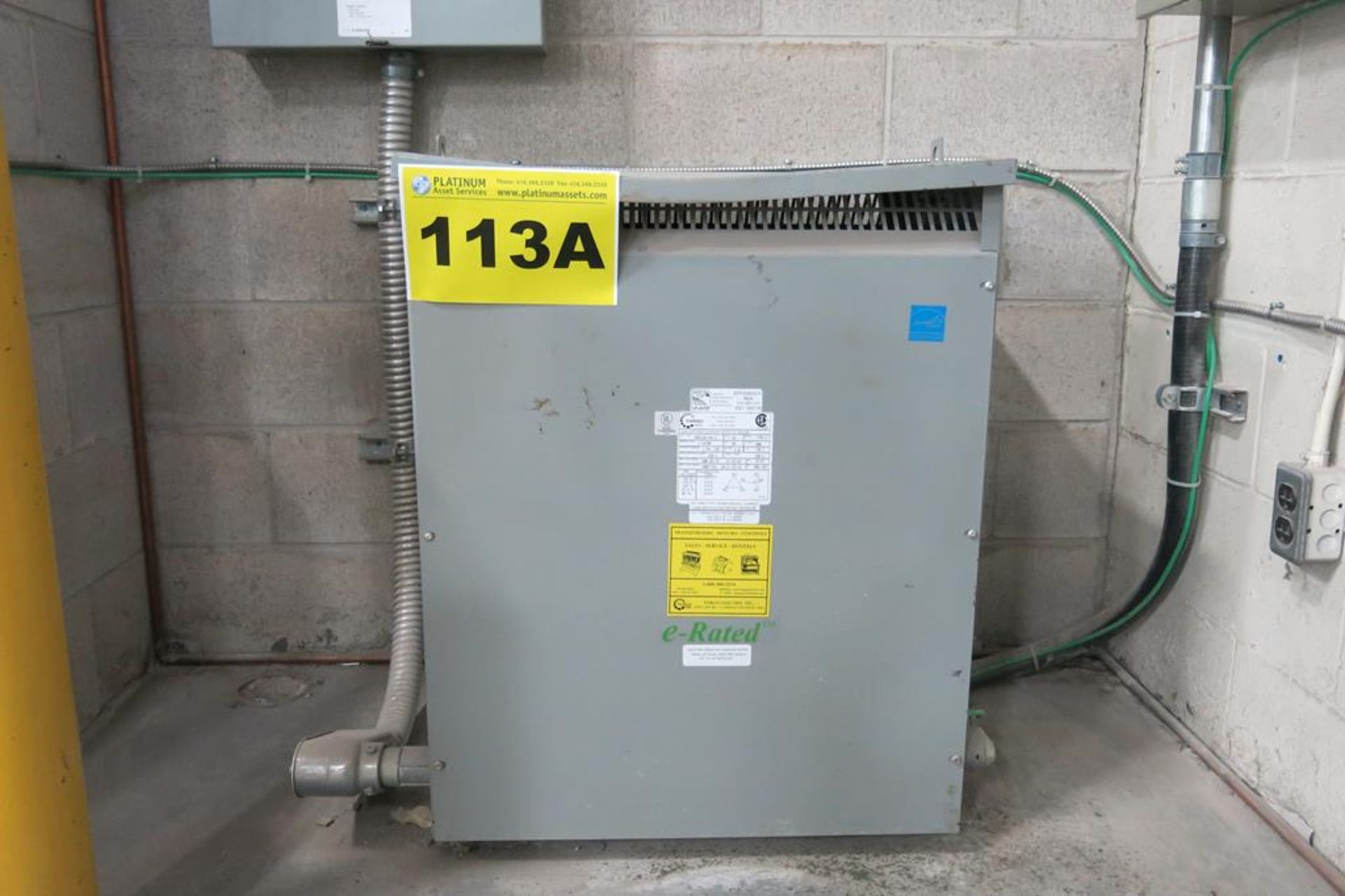 FARGO, 63 KVA, TRANSFORMER, 600 VAC PRIMARY, 400Y / 231V SECONDARY