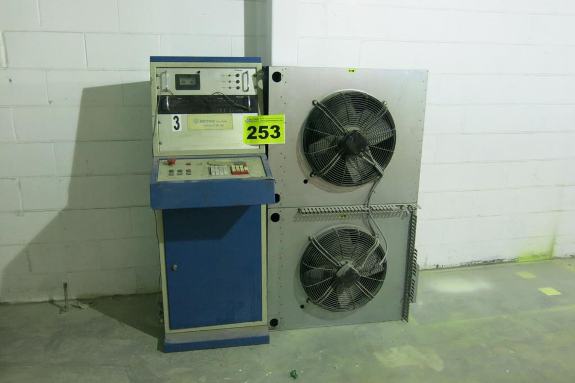 LOT OF ELECTRICAL FANS AND CONTROL STATION