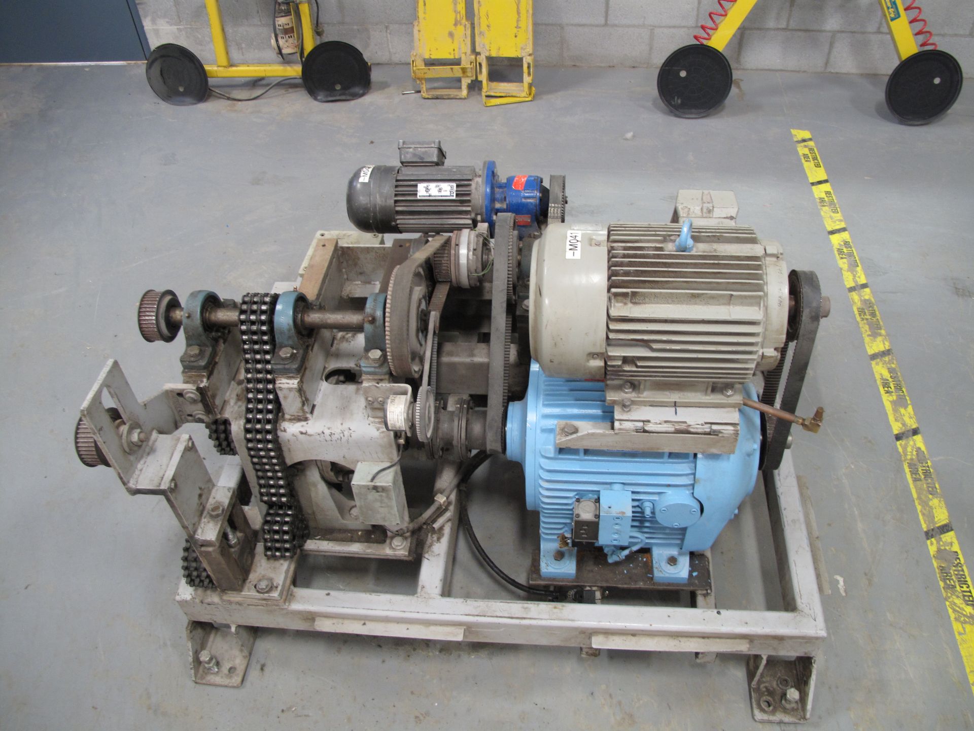 VARIABLE SPEED, HYDRAULIC SPEED, VARIATOR WITH DOUBLE ENDED ELECTRIC GEARBOX DRIVE SYSTEM, 600 VAC - Image 2 of 4