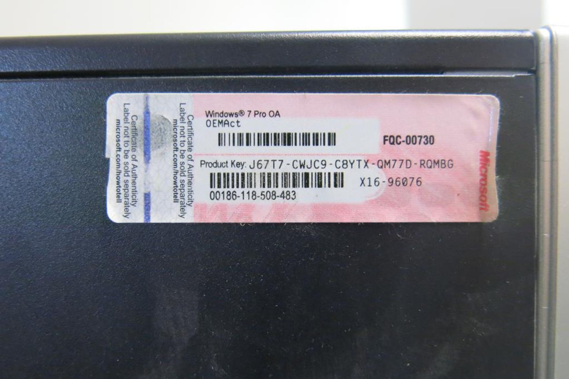 ASUS, COOLER MASTER, DESKTOP COMPUTER, INTEL CORE I5-2400 CPU @ 3.10 GHZ, WINDOWS 7 OPERATING - Image 2 of 2