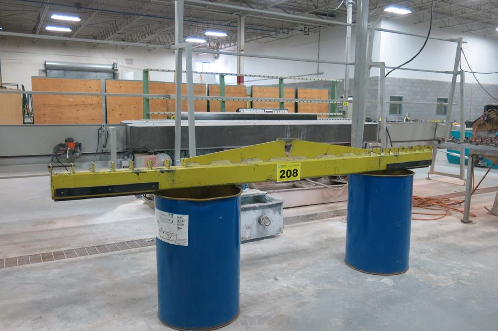 KEAR MFG, 6,000 LBS, 132", GLASS LIFTING LOAD SPREADING BAR (LATE DELIVERY - PICK -UP SEPTEMBER 29)