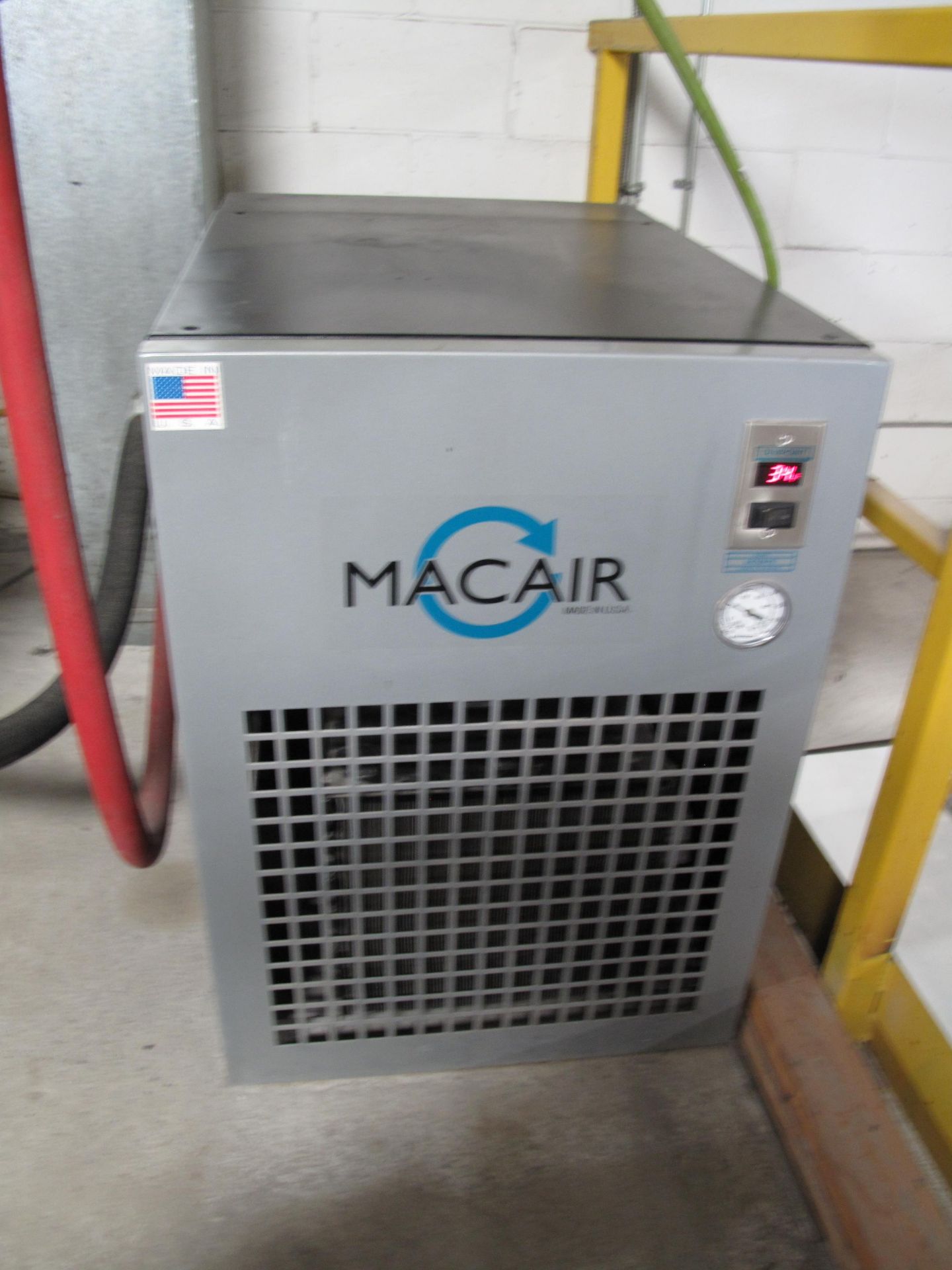 MACAIR, HX125A-1, 125 CFM, NON CYCLING AIR DRYER, S/N 05-12-11063MH, 2012