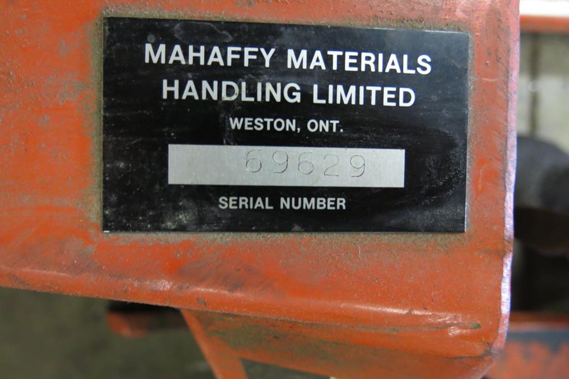 MAHAFFY, PALLET WRANGLER 90, PALLET TRUCK - Image 2 of 2