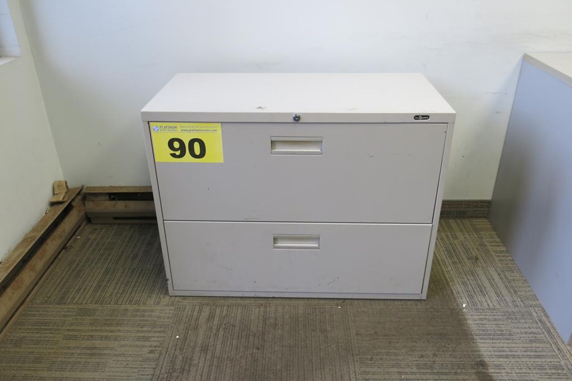 LATERAL TWO DRAWER, BEIGE, FILING CABINET