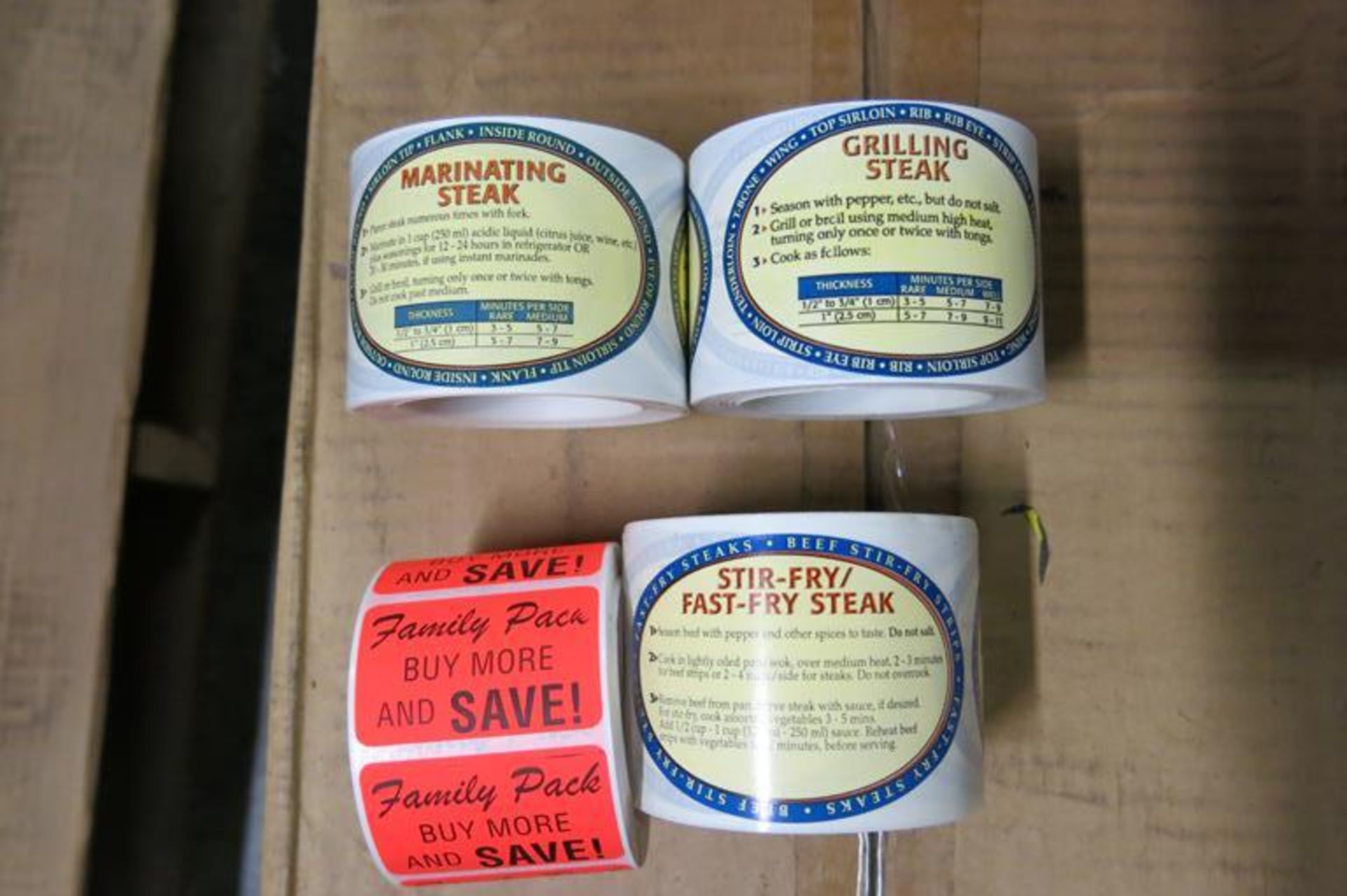 LOT OF ASSORTED LABELS - Image 2 of 2