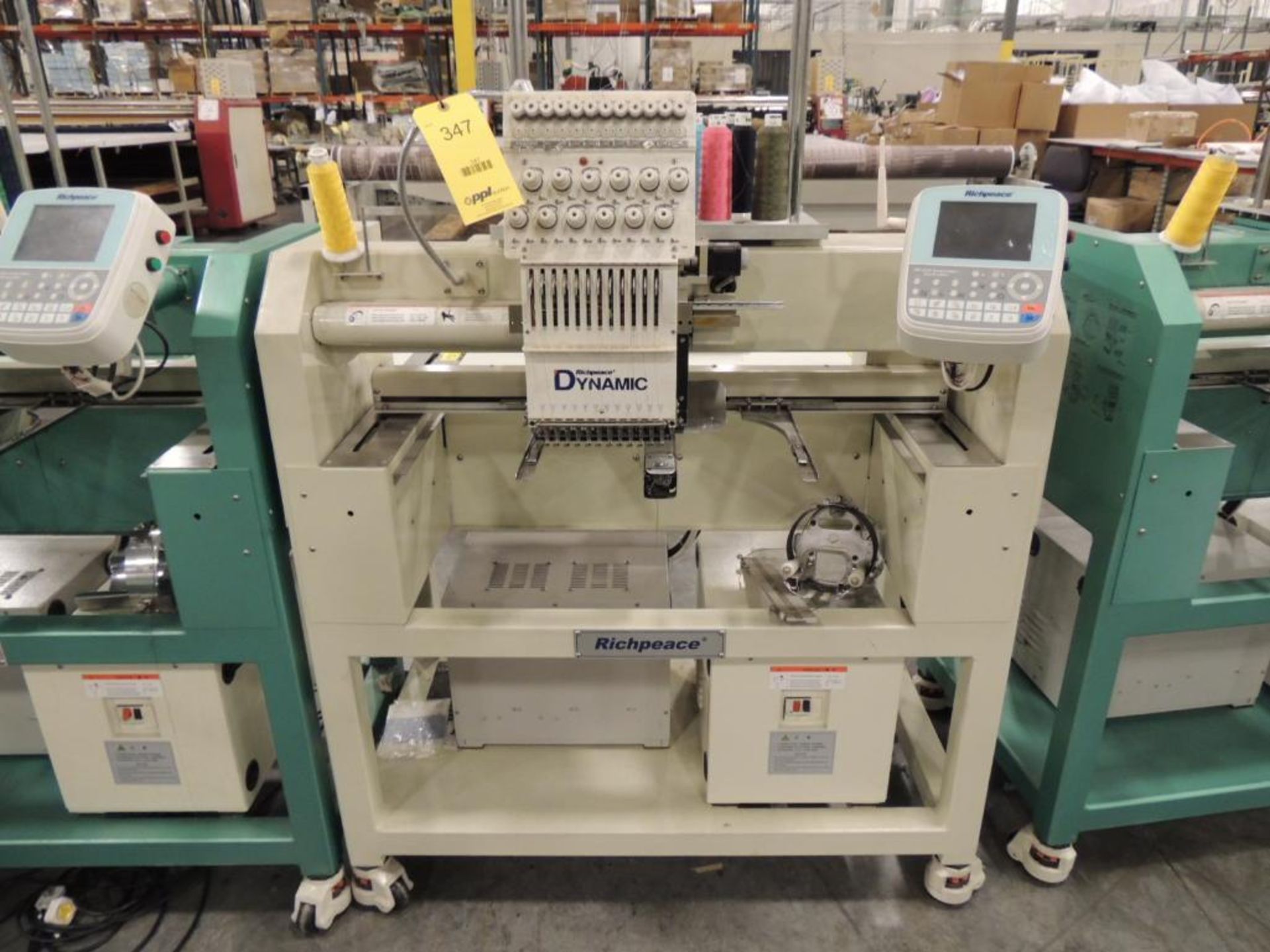 2016 Richpease Model RPED-TC-1201-400X45L Computerized Cap Tubular Embroidery Machine, S/N 160829298