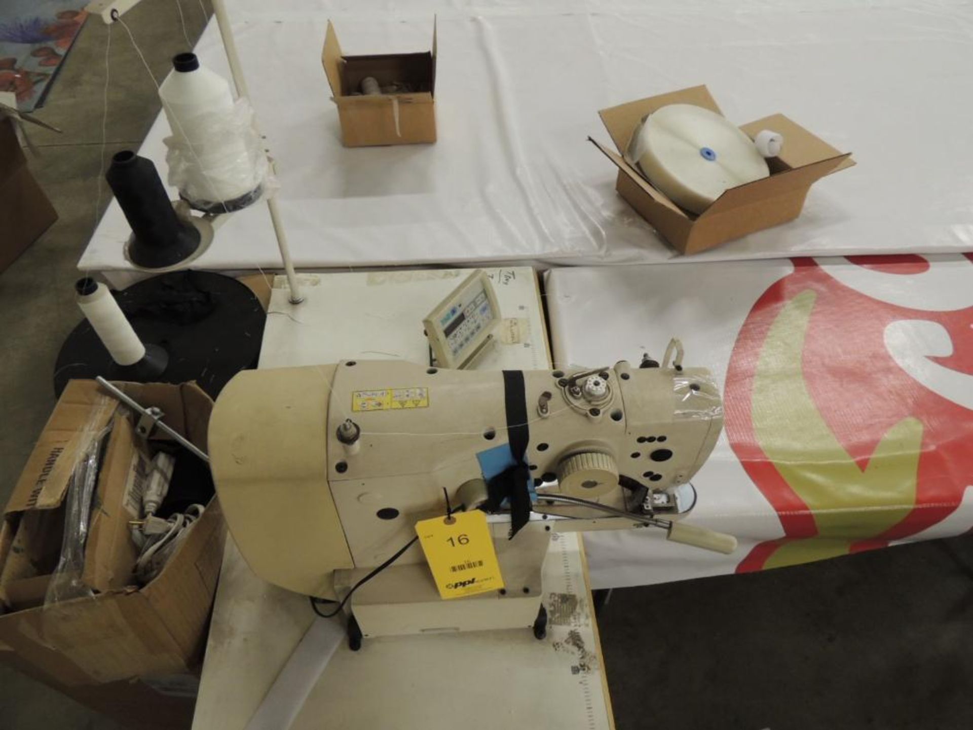 King Max GT1900A Sewing Machine with Digital Controller, on Table - Image 2 of 2