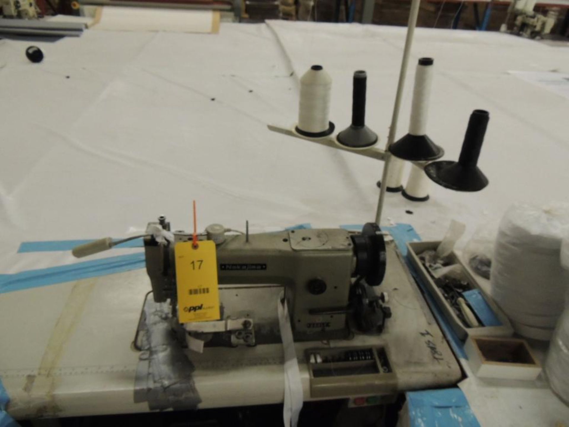 Nakajima 280 LY Sewing Machine, on Table - Image 2 of 2