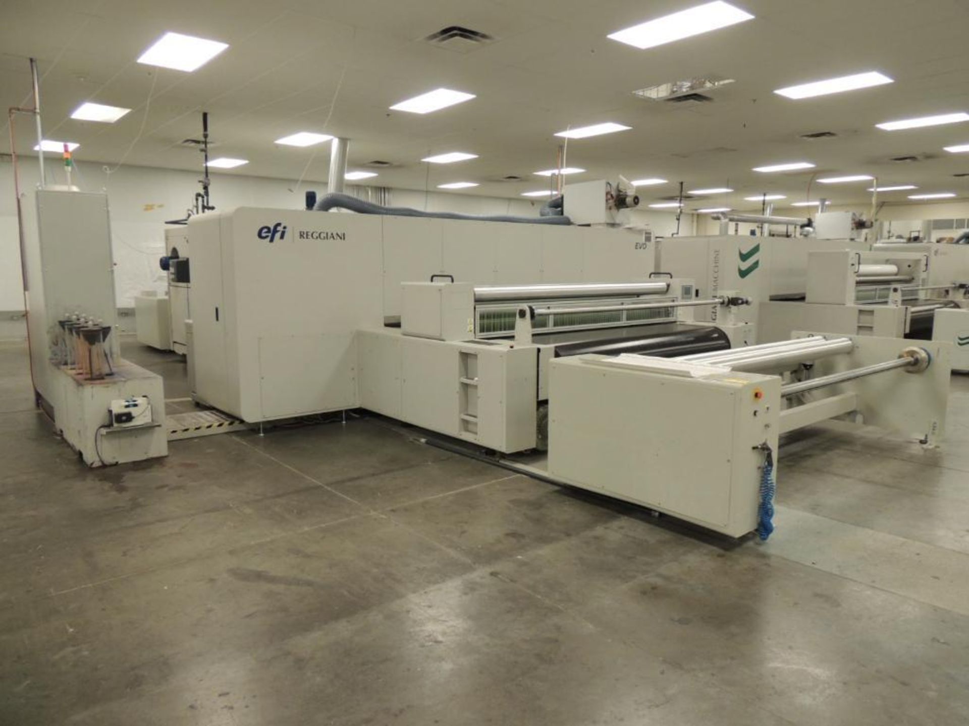 LOT: 2016 EFI Reggiani ReNOIR 240 EVO Digital Dye Sublimation Printing Machine, S/N 813/35, 16-Head,