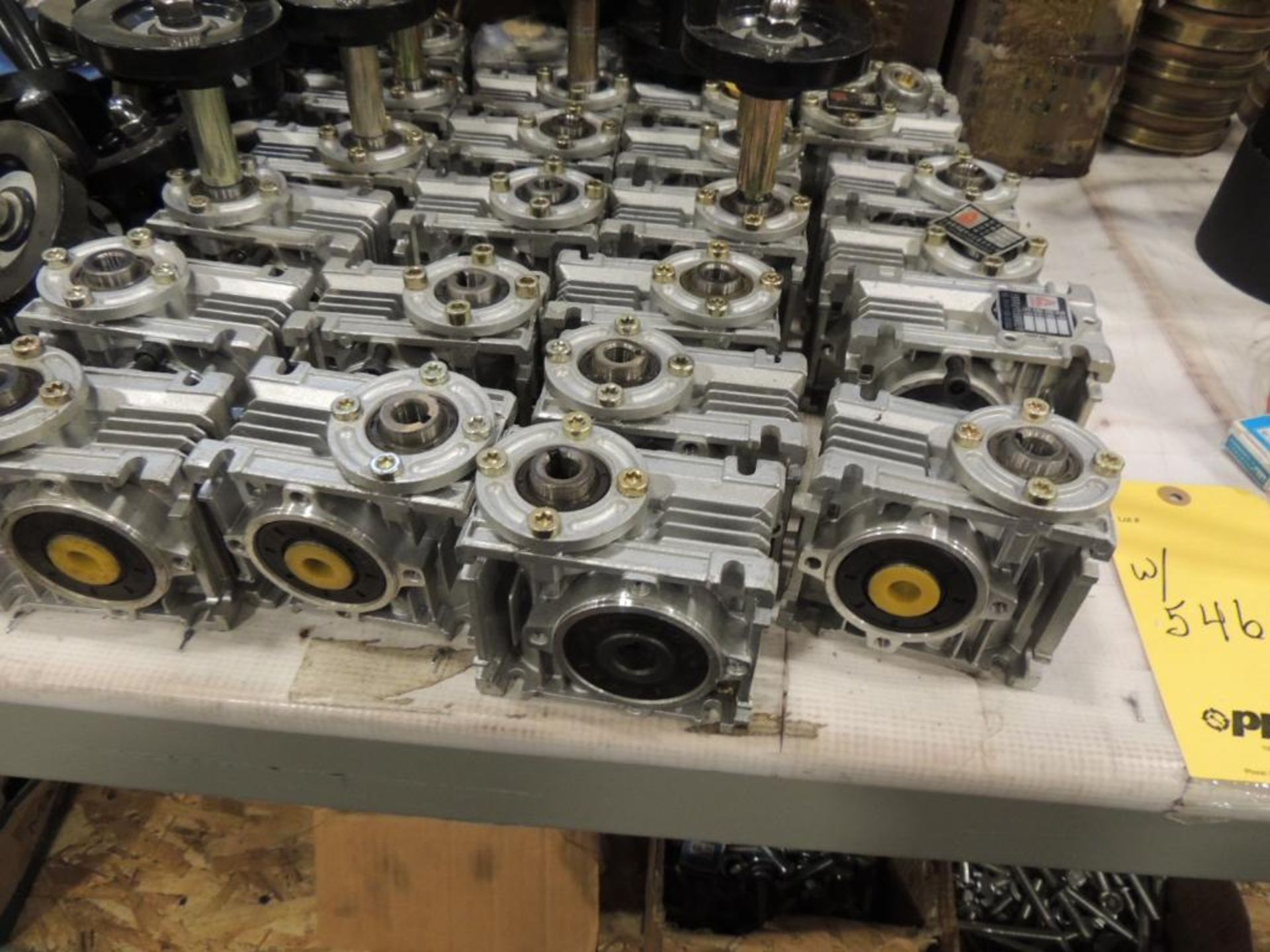 LOT: Assorted Pengda Transfer Press Parts including Machine & Table Drive Motors, Speed Reducers - 1 - Image 20 of 29