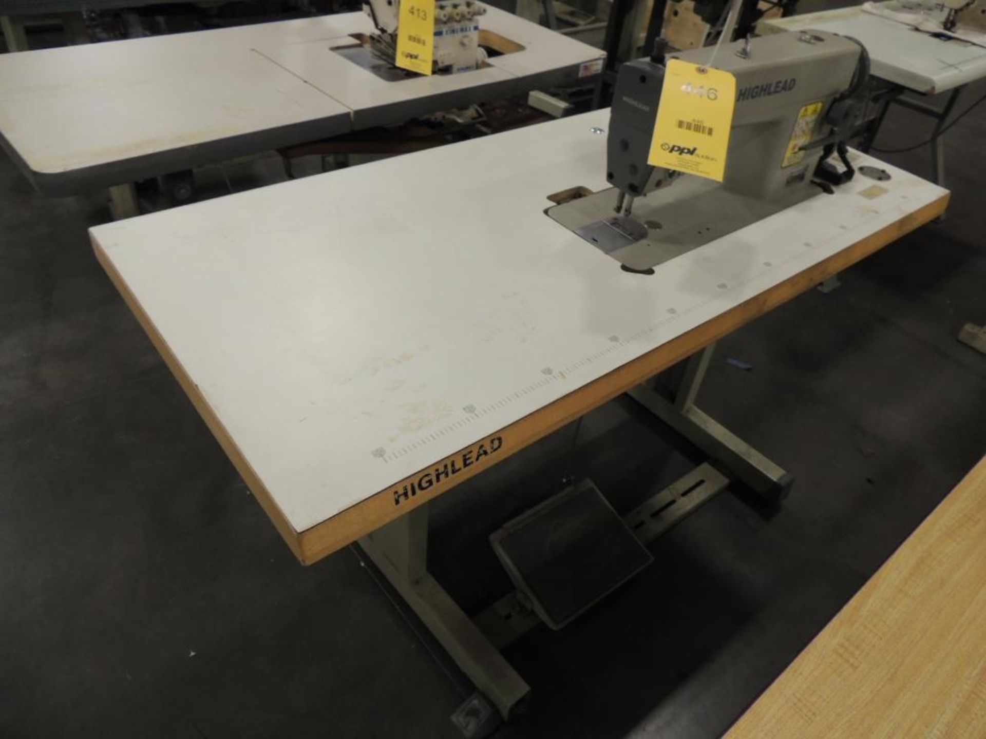 Highlead GC-0518BD Sewing Machine, on Table - Image 2 of 2