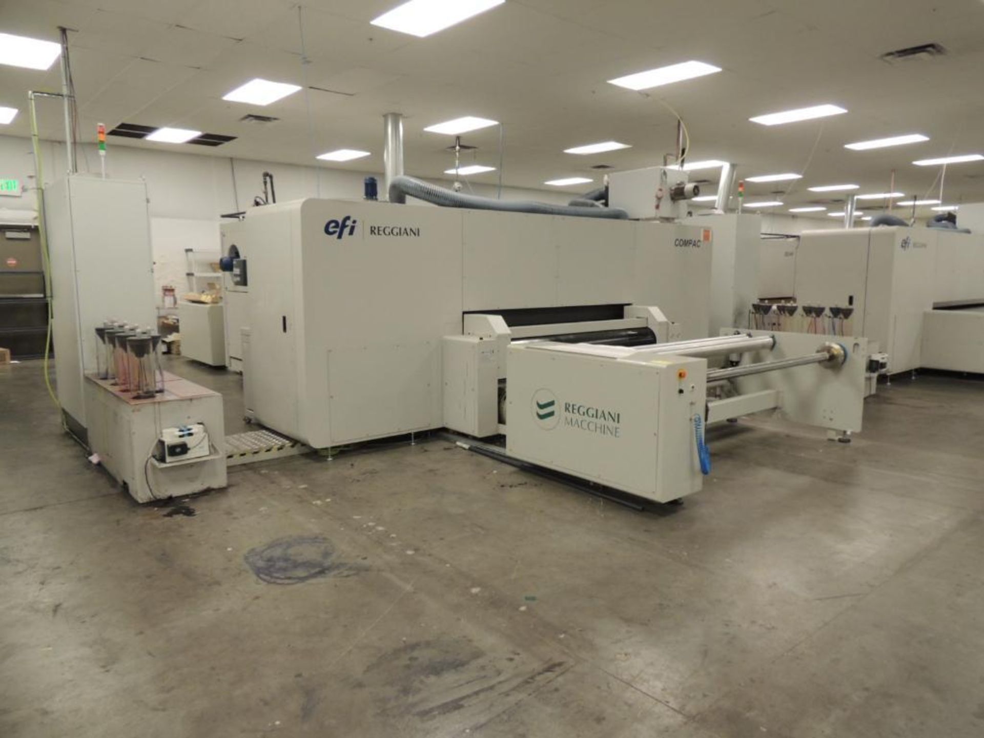 LOT: 2016 EFI Reggiani ReNOIR 180 COMPACT Digital Dye Sublimation Printing Machine, S/N 811/49, 16-H